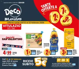 Anteprima del volantino Decò MaxiStore - Vitulazio catalogo valido a partire dal 11.02.2026
