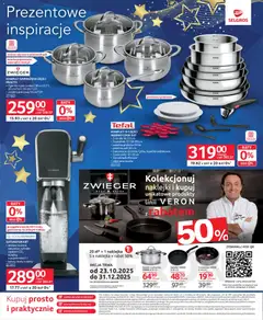 Pogląd oferty "Selgros cash&carry Gazetka - Prezenty" - ważna od 04.12.2025 | Strona: 21 | Produkty: Garnek, Naklejki, Tefal, Sodastream