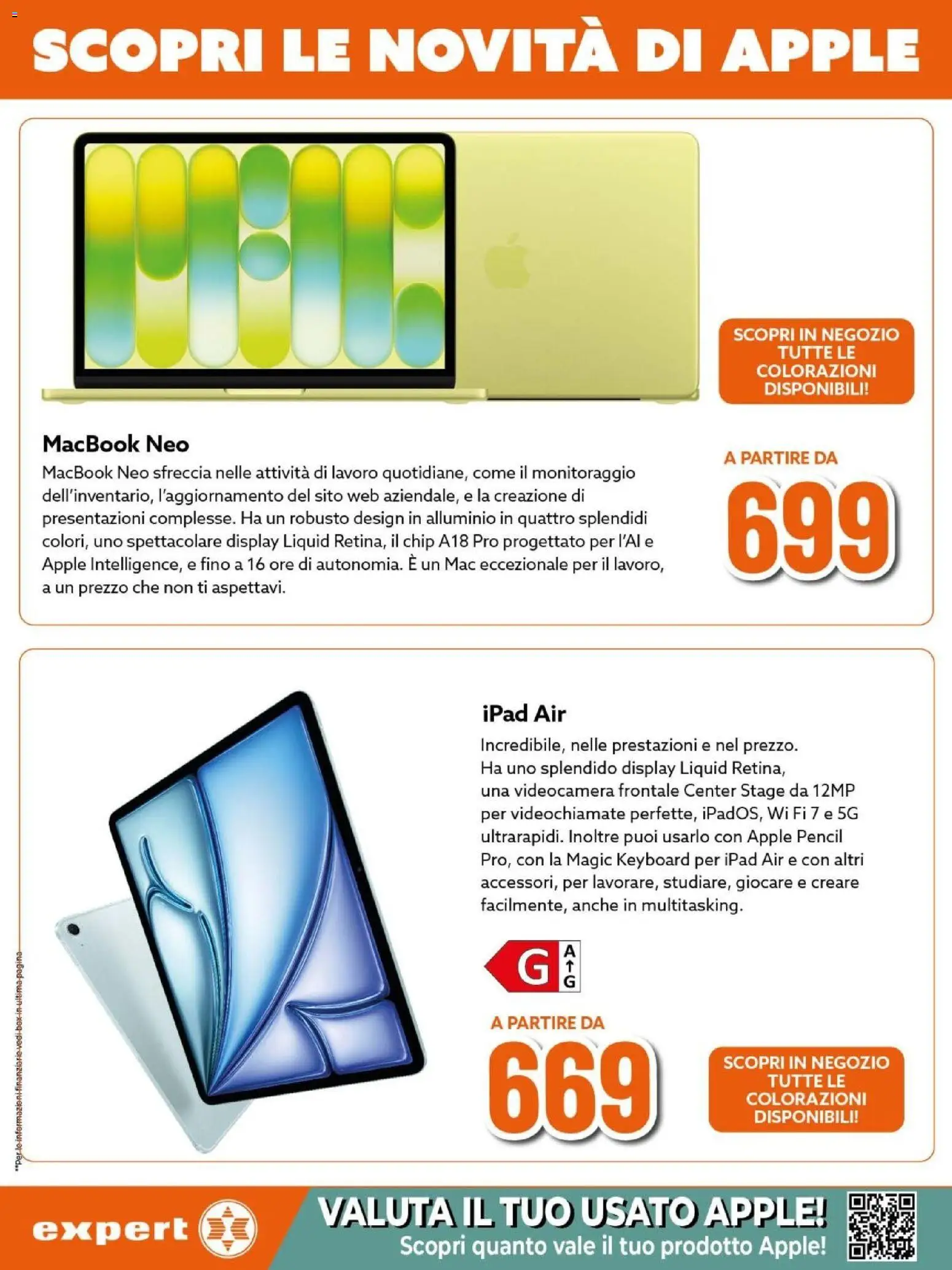 Volantino Expert del 12.03.2026 | Pagina: 35 | Prodotti: Videocamera, Alluminio, Ipad, Macbook