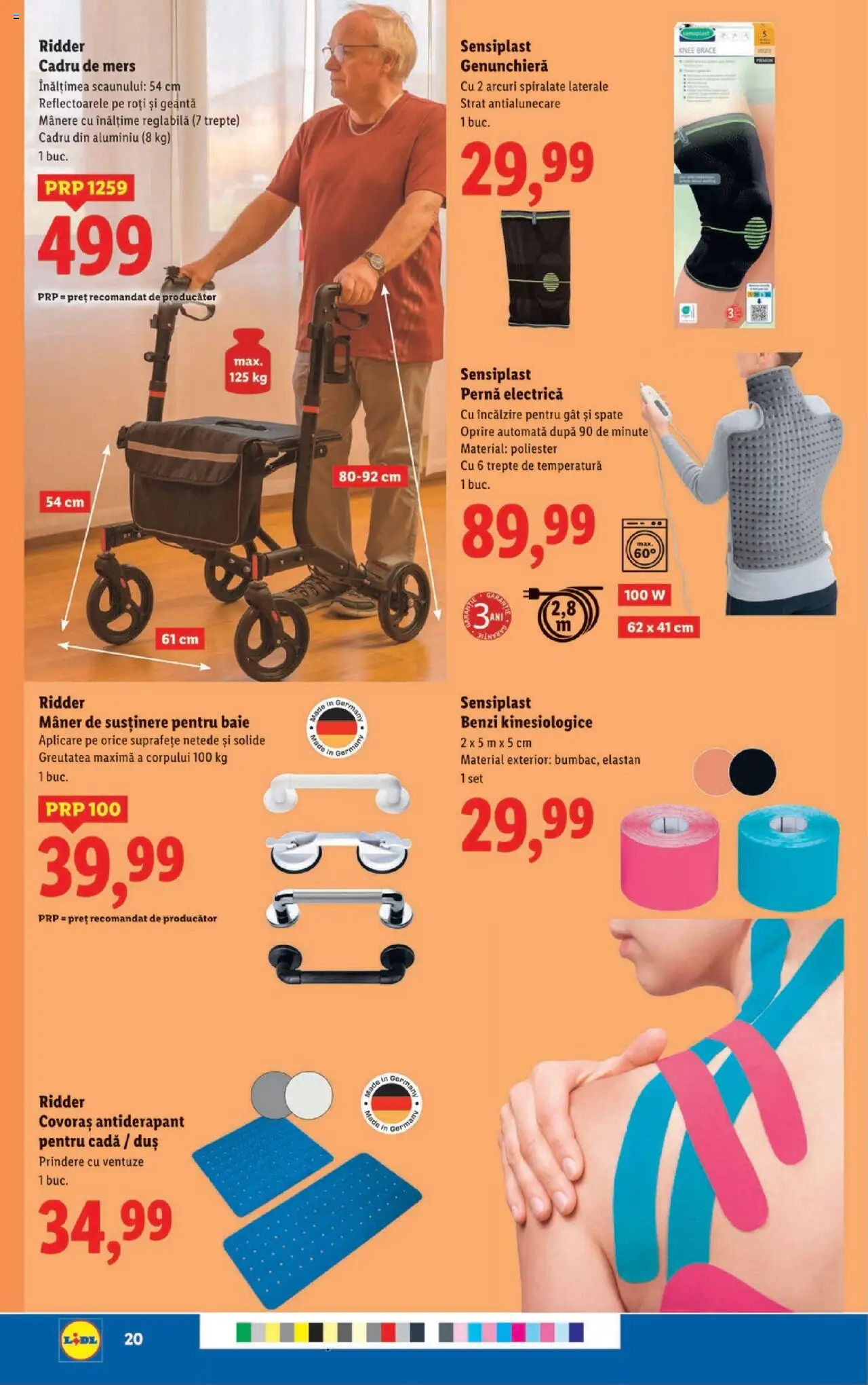 Noul catalog Lidl – valabil de la 06.10.2025 | Pagină: 20 | Produse: Geantă, Pernă, Mâner, Duș