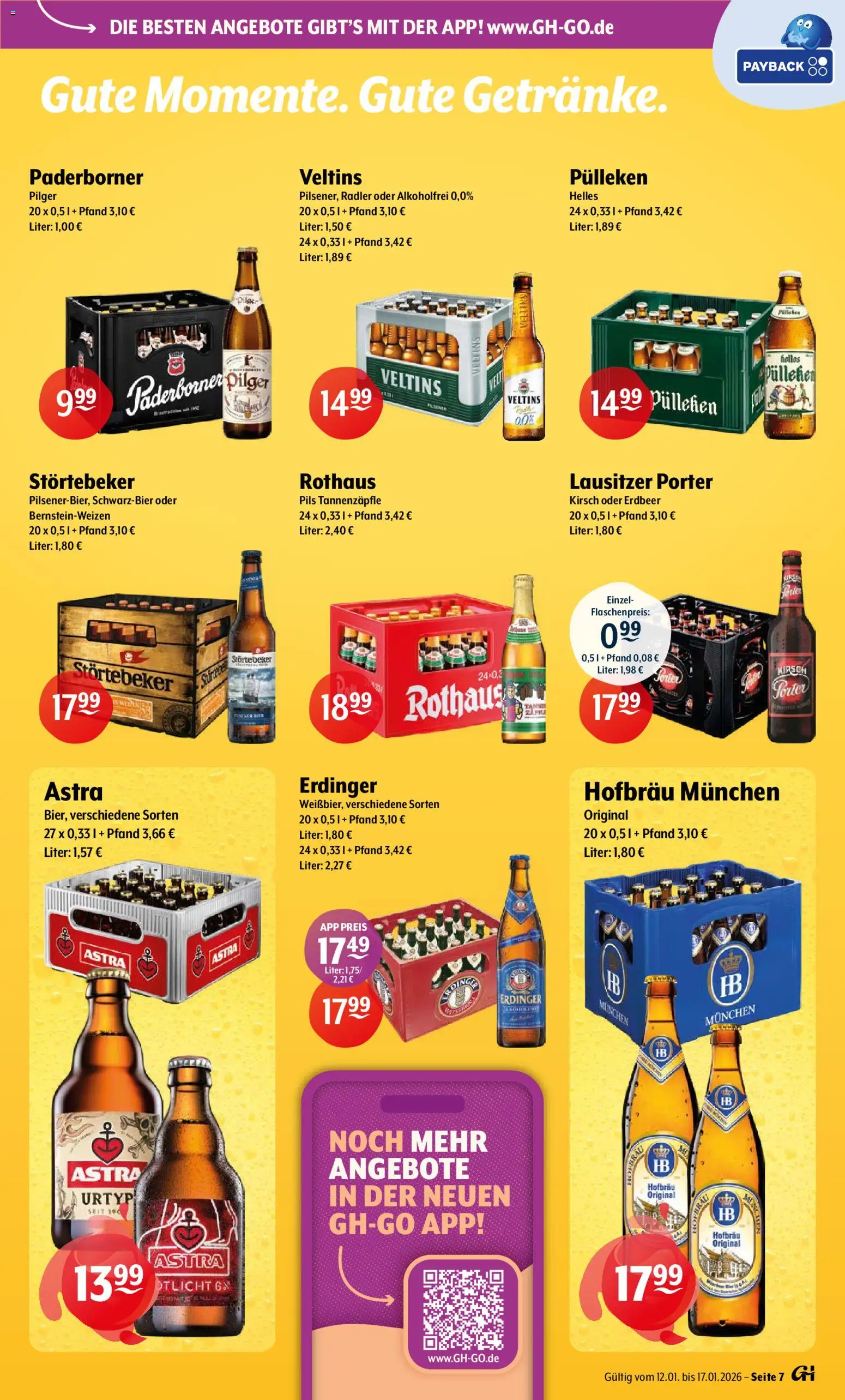 Getränke Hoffmann - Nordrhein - Westfalen – gültig ab 12.01.2026 | Seite: 7 | Produkte: Erdinger, Pils, Radler, Veltins