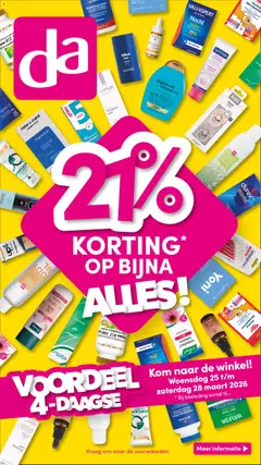 Da folder - Actie - Voorbeeld van een folder van Da, geldig van 25.03.2026