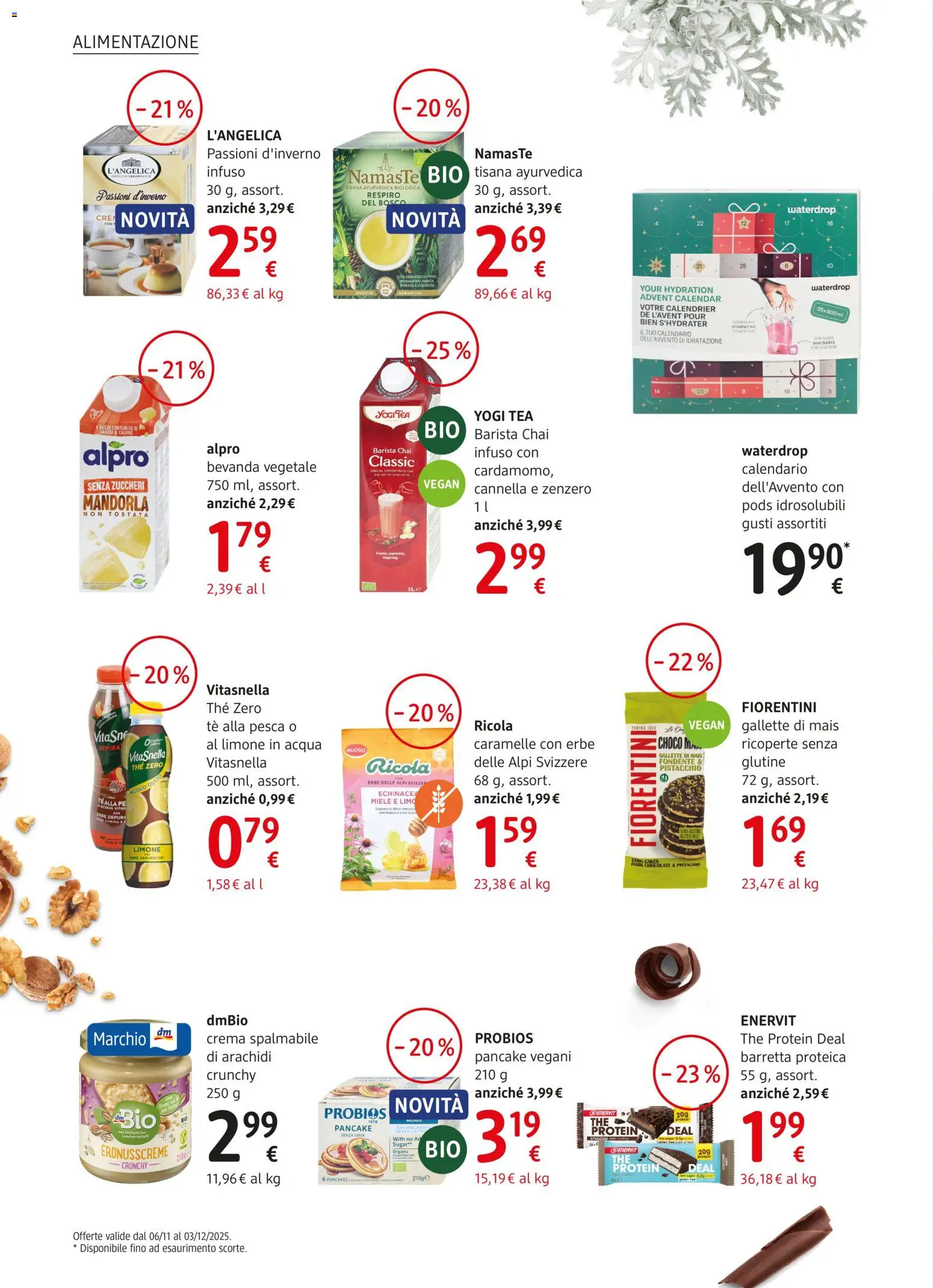 Volantino dm drogerie markt del 06.11.2025 | Pagina: 12 | Prodotti: Crema, Tè, The, Mais