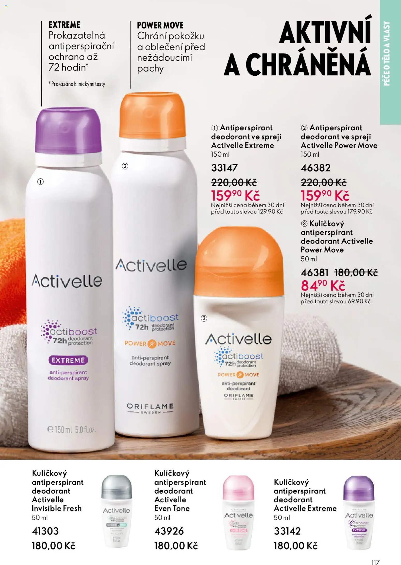 Oriflame katalog č.15/2025 od 22.10.2025 | Strana: 117 | Produkty: Deodorant, Antiperspirant, Oblečení