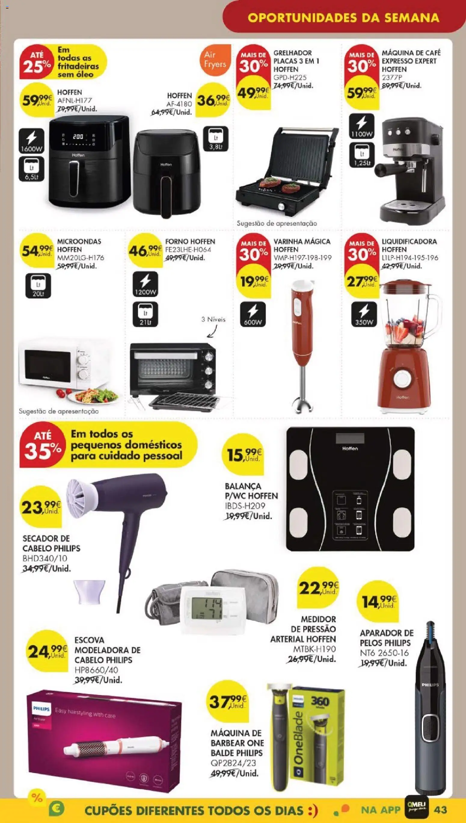 Pingo Doce folheto │ válido de 13.01.2026 | Página: 47 | Produtos: Air fryer, Medidor de pressão, Máquina de barbear, Aparador de pelos