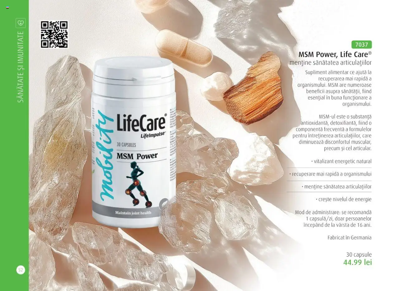 Life Care catalog - Aprilie/Octombrie – valabil de la 01.04.2025 | Pagină: 54