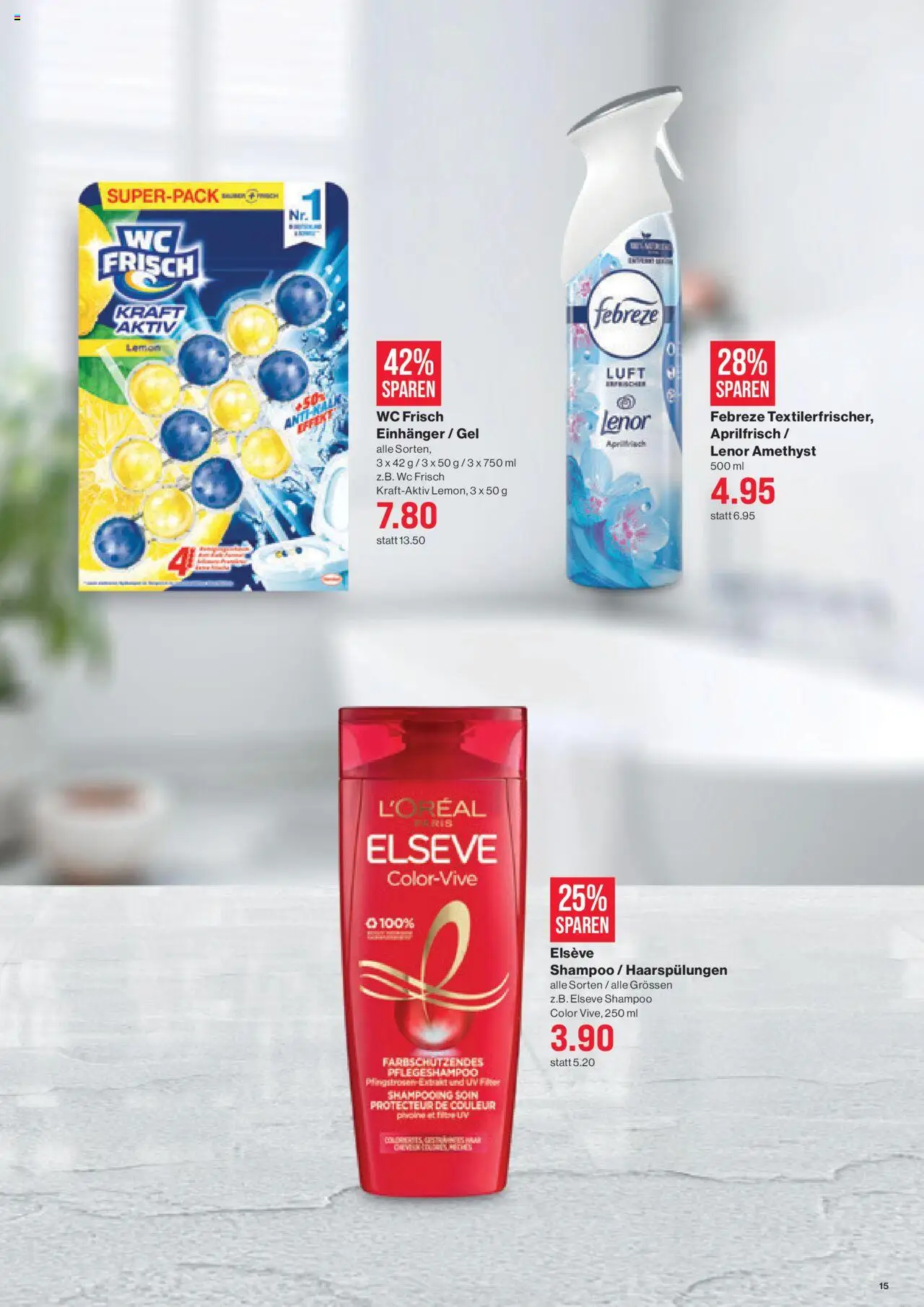 SPAR Aktionen – gültig ab 23.10.2025 | Seite: 15 | Produkte: Shampoo