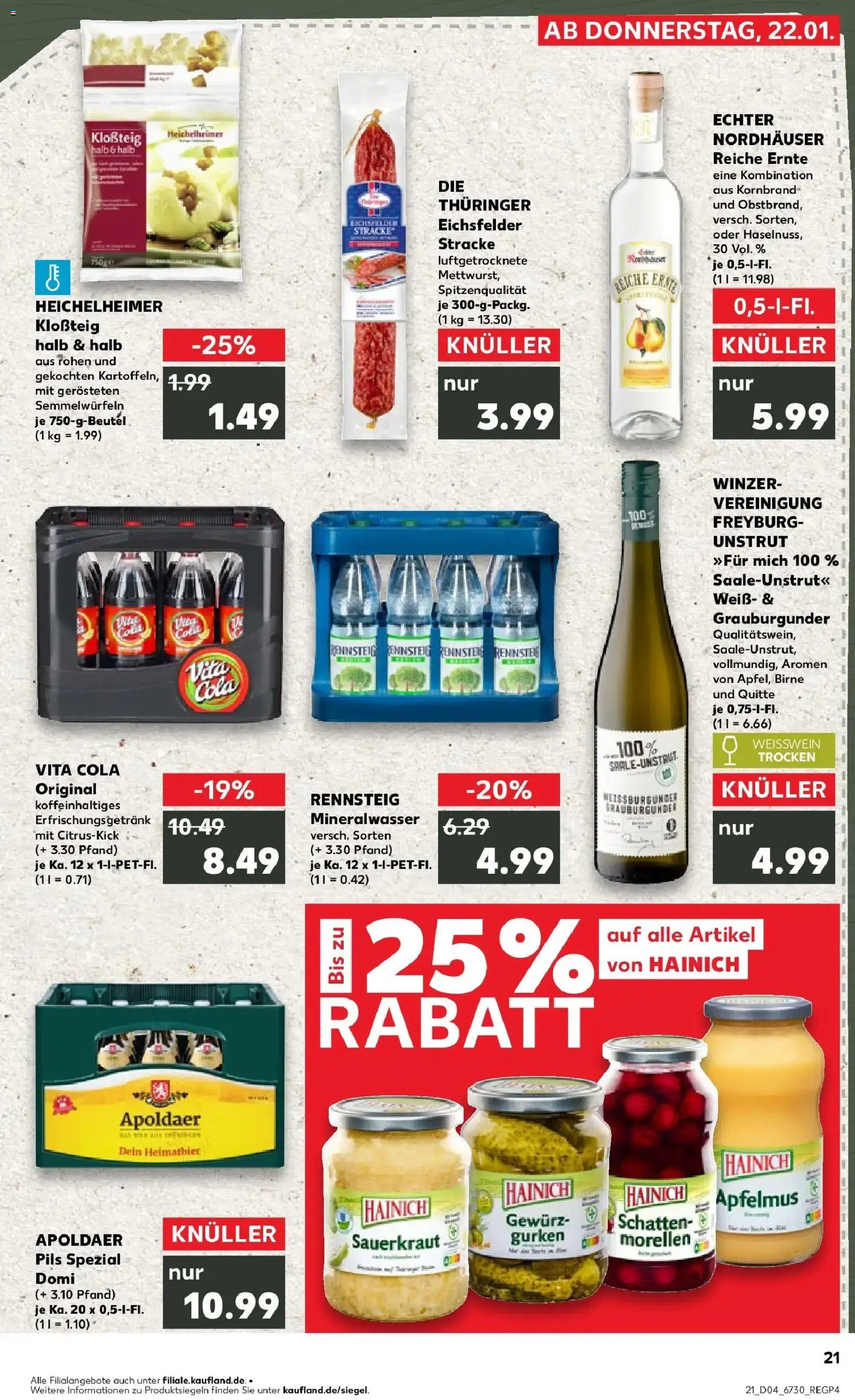 Kaufland prospekt Bad Langensalza	 – gültig ab 25.01.2026 | Seite: 21