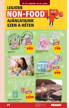 PENNY akciós újság - amely érvényes a következő dátumtól: 19.03.2026 | Oldal: 33 | Termékek: Kosár, Ecset, Tojás