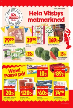 ICA Kvantum - Upplands Väsby - Förhandsvisning av reklamblad från butik ICA Kvantum aktuell från 04.08.2025