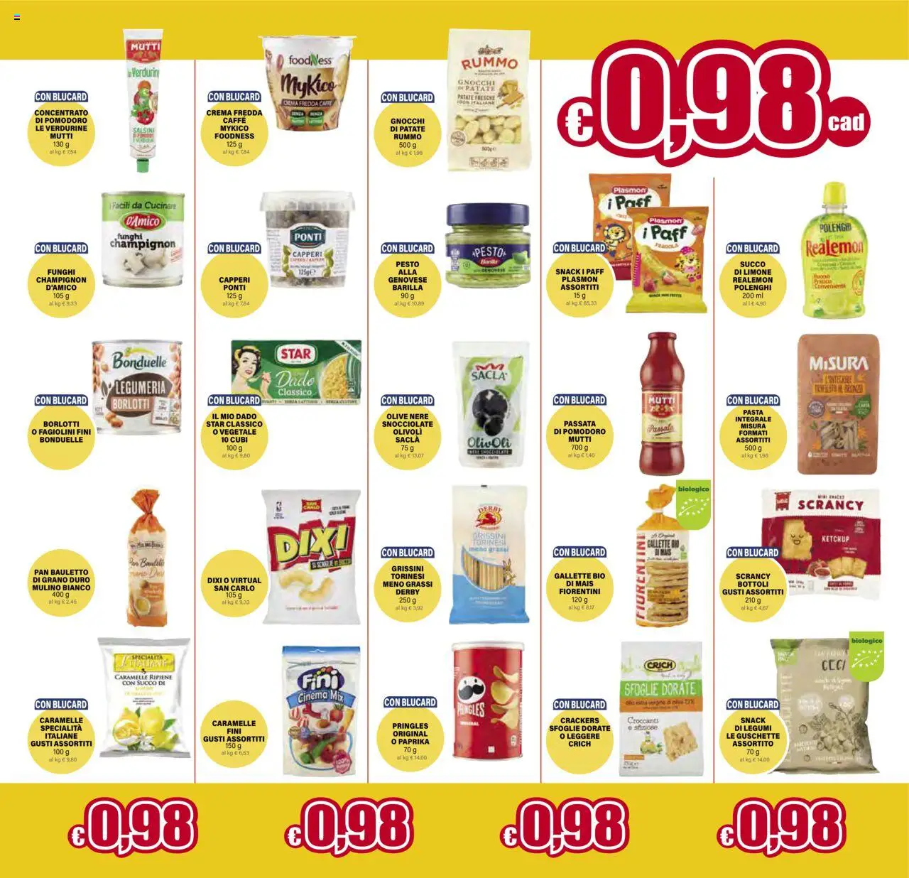 Volantino Il Gigante del 07.08.2025 | Pagina: 13 | Prodotti: Crema, Succo, Pomodoro, Mutti
