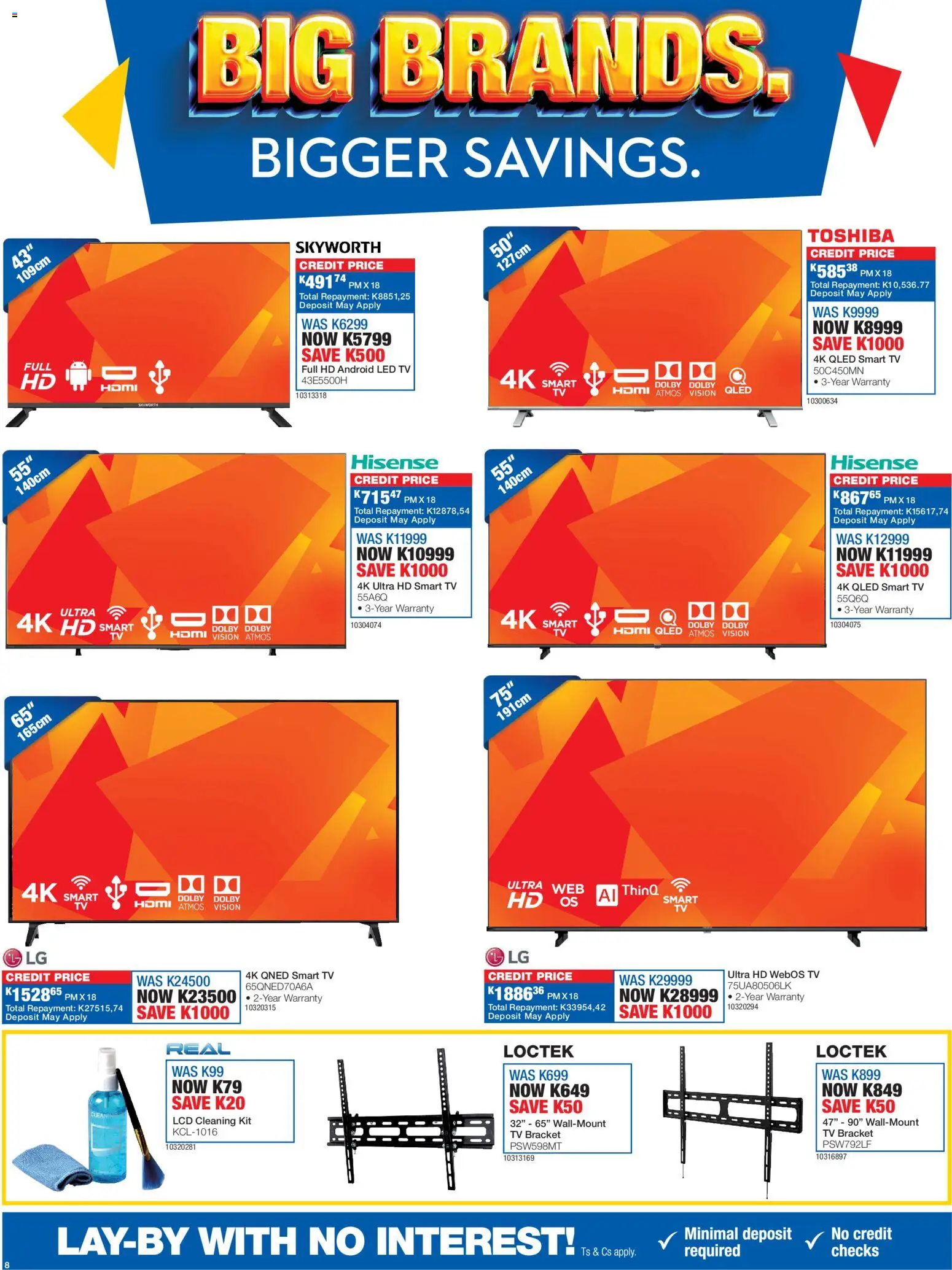 New OK Furniture catalogue – valid from 16.03.2026 | Page: 8 | Products: TV