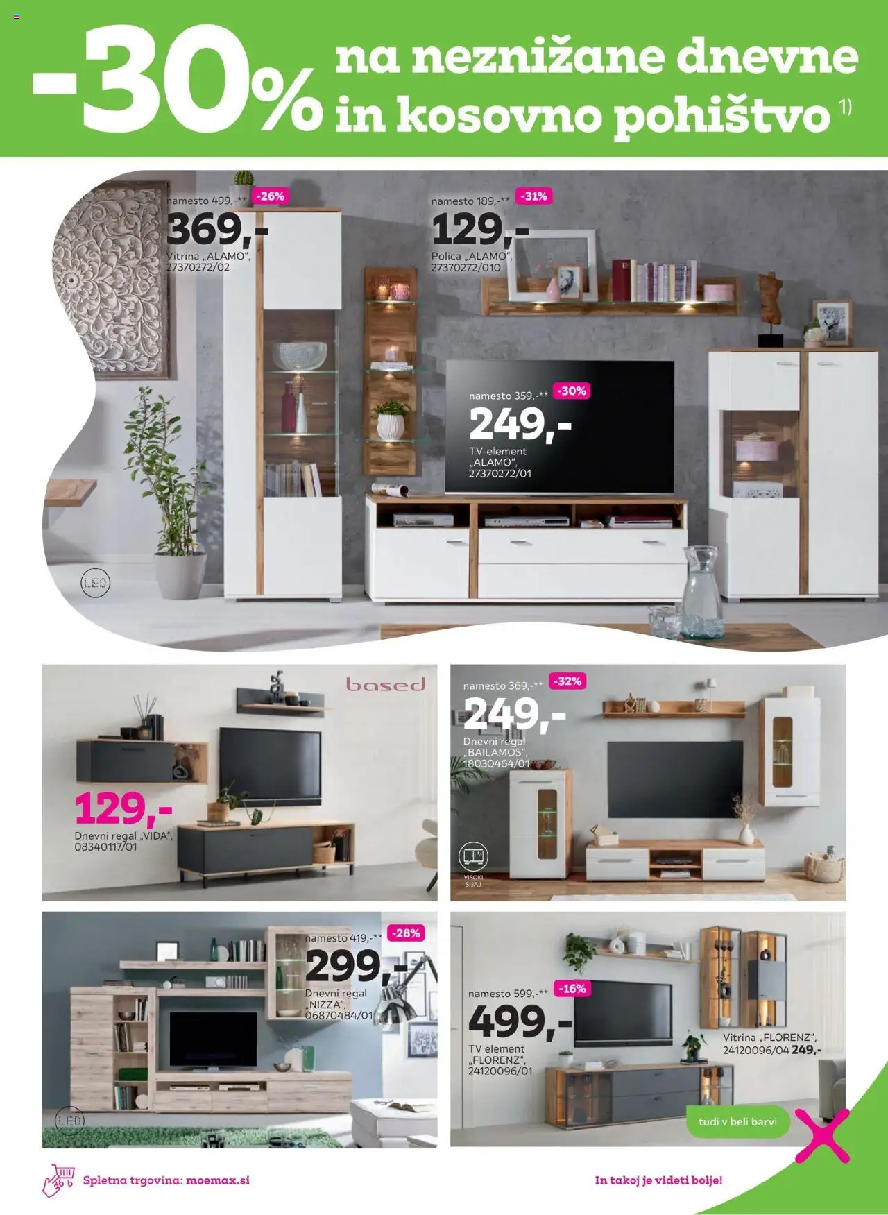 Novi Mömax katalog ponudbe – veljaven od 15.09.2025 | Stran: 5 | Izdelki: Tv, Vitrina, Pohištvo, Regal