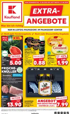 Kaufland DE - DE Folder Leipzig - Voorbeeld van een folder van Kaufland DE, geldig van 21.08.2025