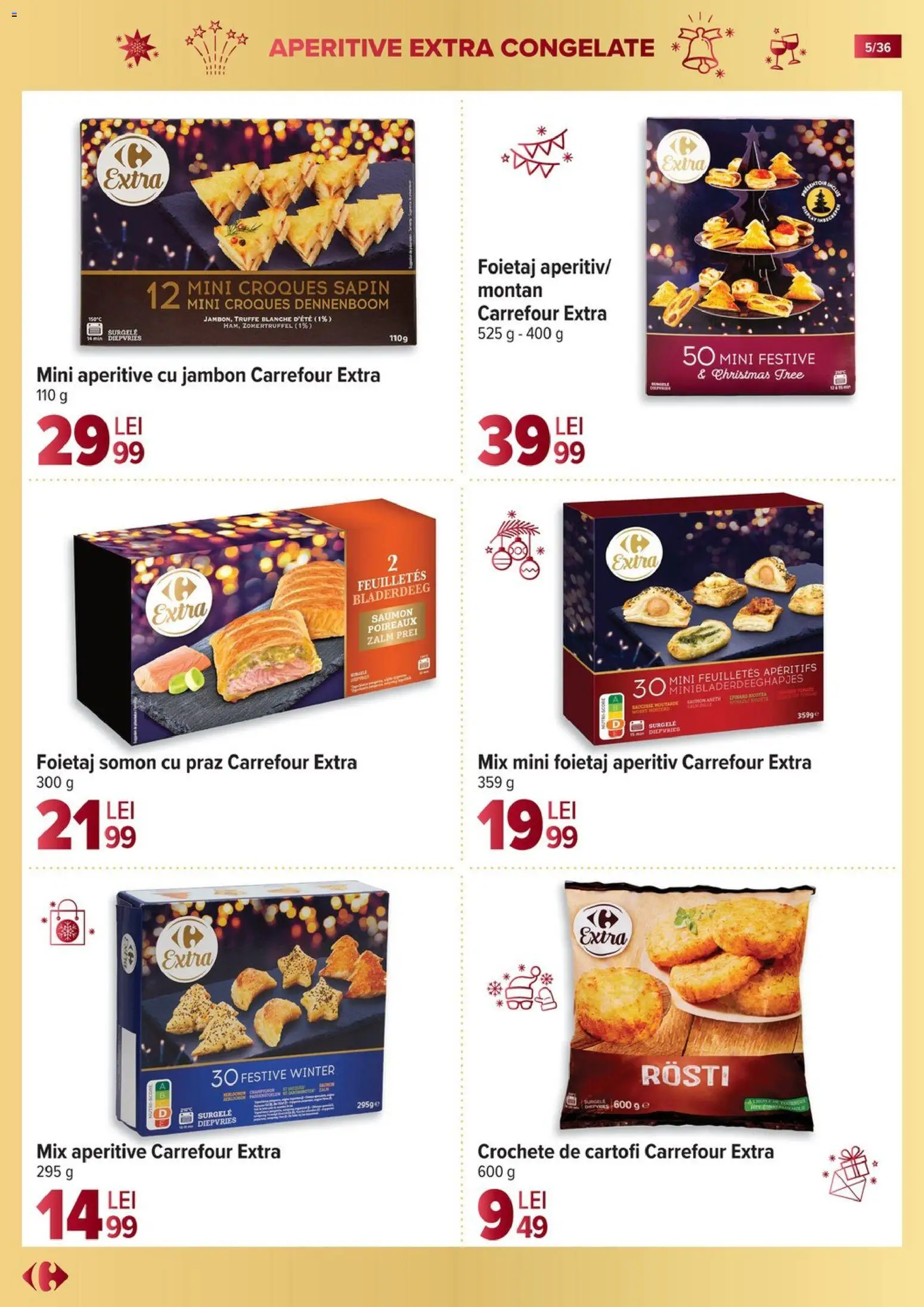 Noul catalog Carrefour – valabil de la 19.11.2025 | Pagină: 5 | Produse: Foietaj, Cartofi