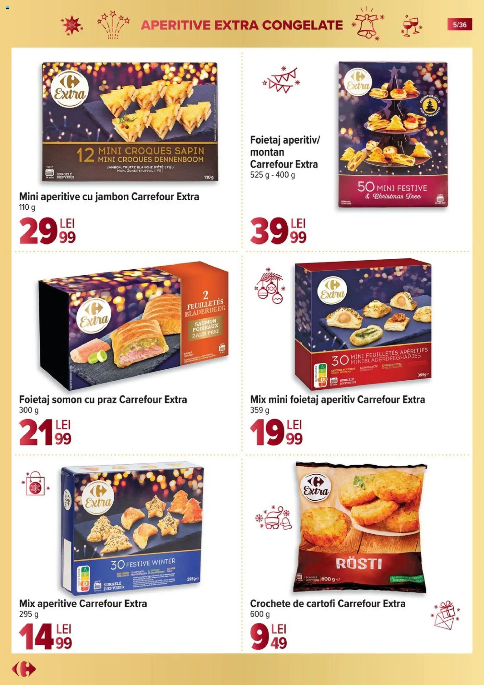 Noul catalog Carrefour – valabil de la 19.11.2025 | Pagină: 5 | Produse: Foietaj, Cartofi