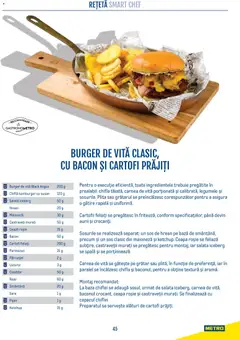 Ofertele Metro valabile de la 21.04.2026 | Pagină: 45 | Produse: Bacon, Ketchup, Cartofi, Maioneză
