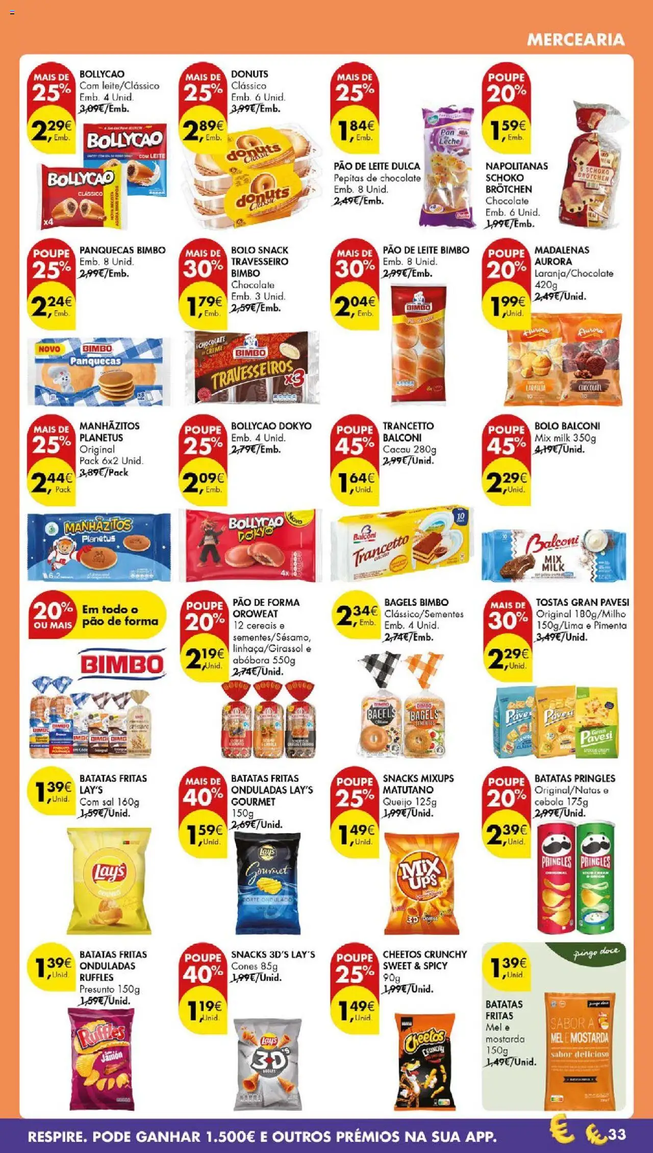 Pingo Doce folheto │ válido de 14.10.2025 | Página: 37 | Produtos: Bolo, Panquecas, Cebola, Batatas fritas