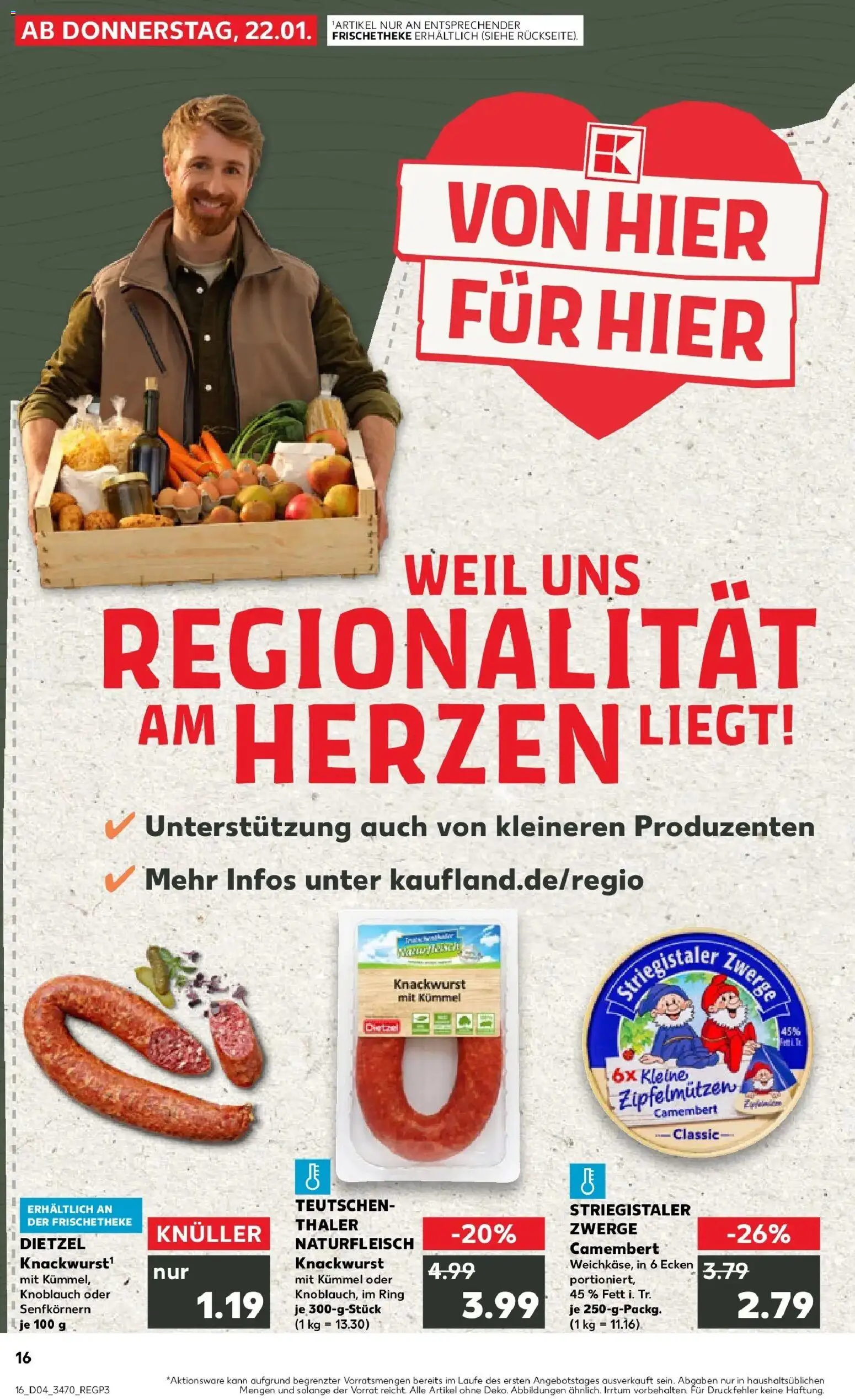 Kaufland prospekt Merseburg	 – gültig ab 22.01.2026 | Seite: 1 | Produkte: Knoblauch