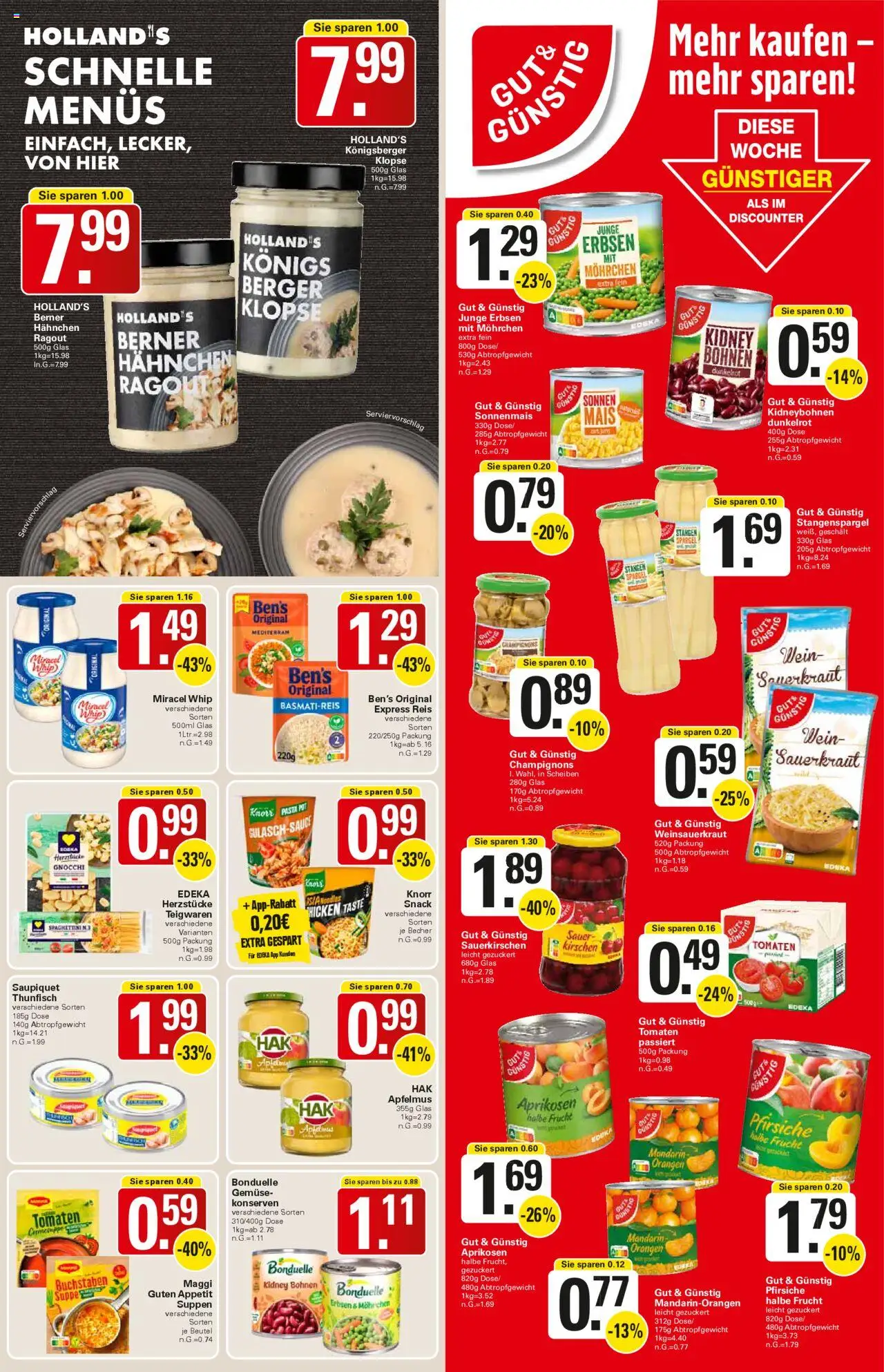 WEZ Prospekt – gültig ab 13.10.2025 | Seite: 11 | Produkte: Basmatireis, Thunfisch, Knorr, Pasta