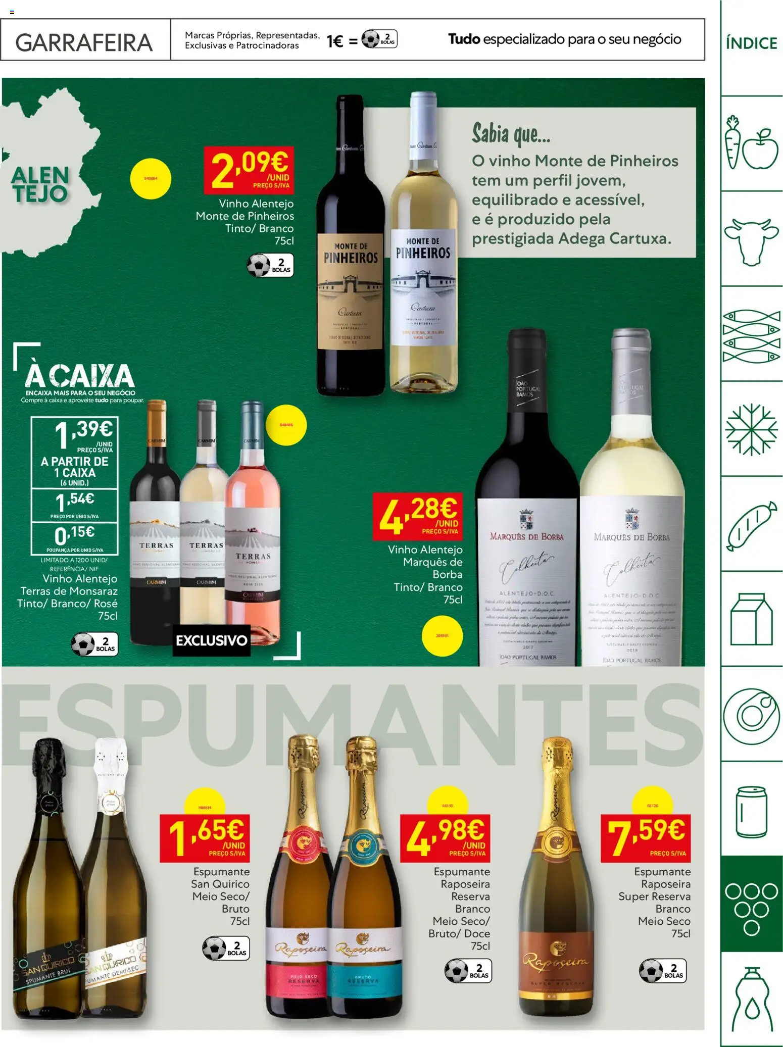 Recheio Horeca │ válido de 28.04.2026 | Página: 33 | Produtos: Espumante, Caixa, Vinho