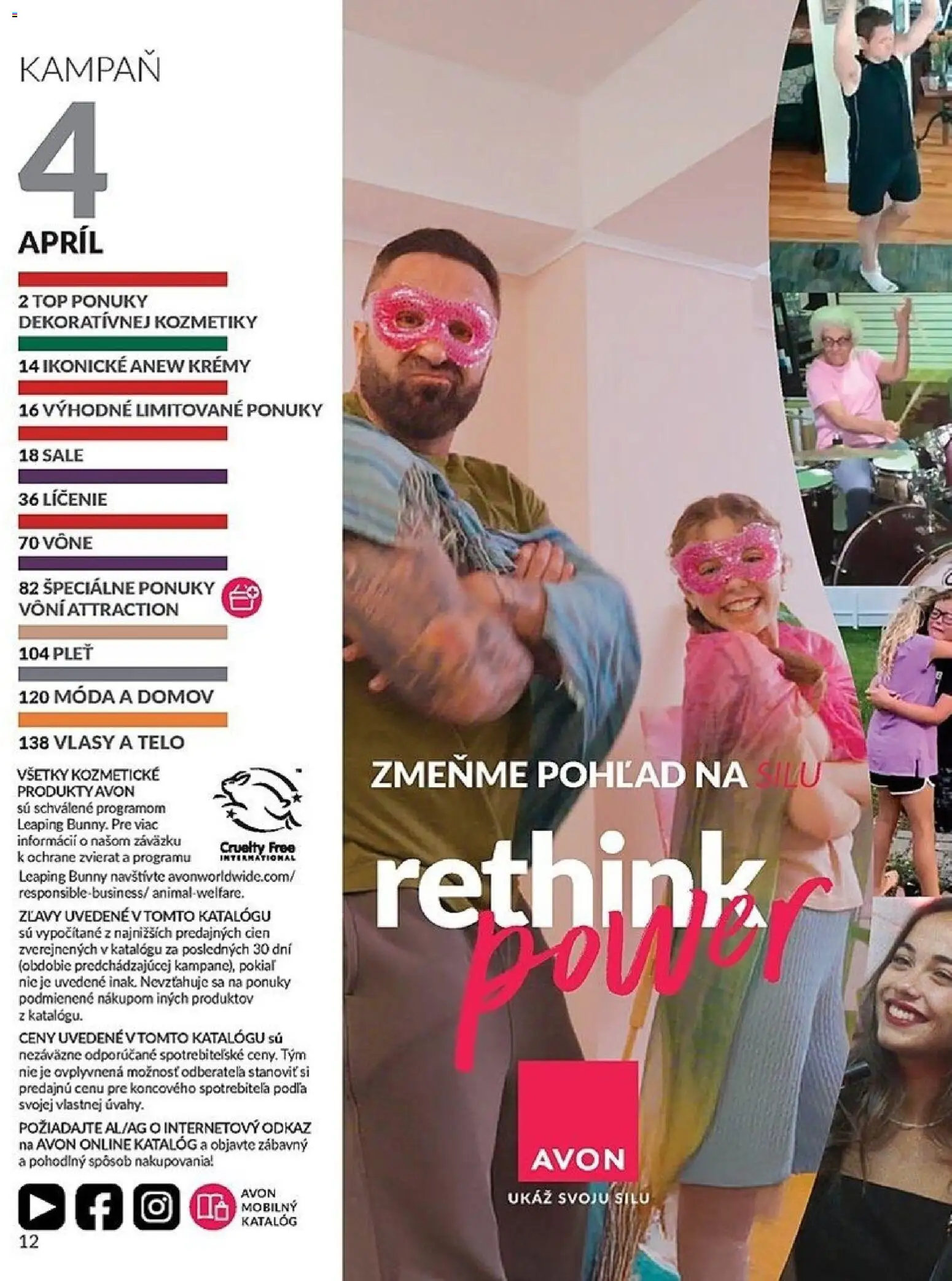 Nové Avon akcie – leták je platný od 01.04.2026 | Strana: 12