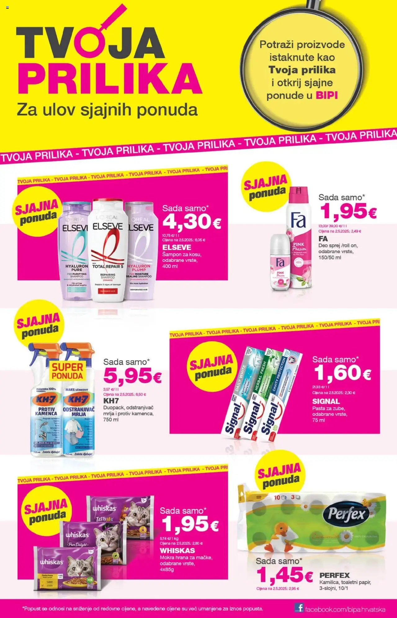 Bipa katalog | vrijedi od 16.10.2025 | Stranica: 9 | Proizvodi: Whiskas, Šampon, Odstranjivač mrlja, Pasta