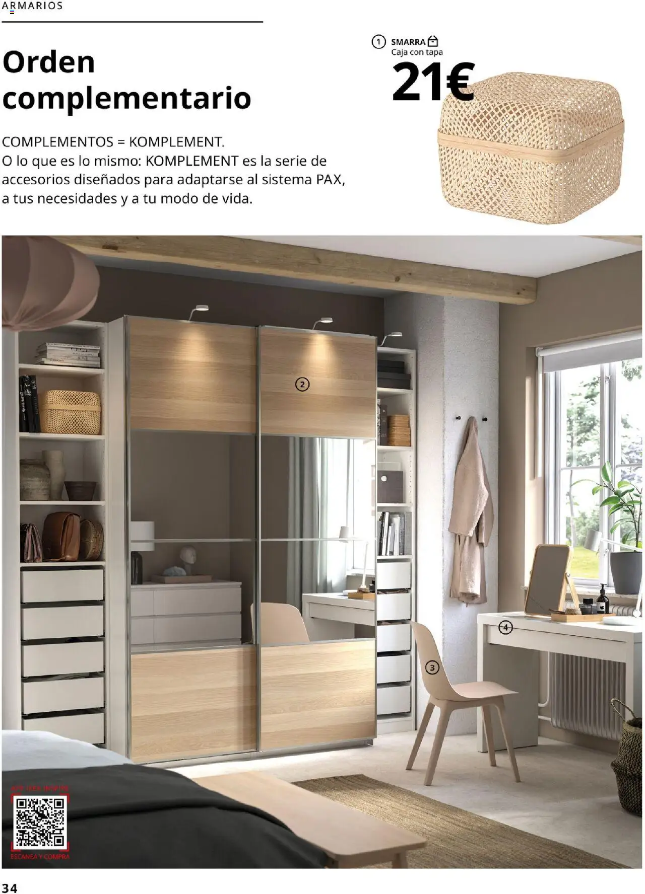 Catálogo IKEA Dormitorios │ válido desde el 04.02.2025 | Página: 34 | Productos: Caja