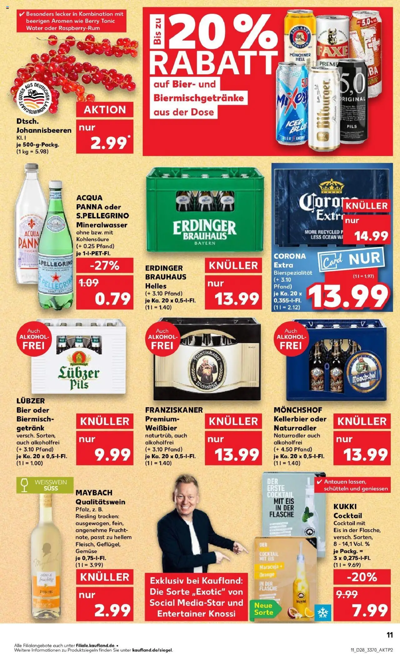 Kaufland prospekt Bitterfeld-Wolfen	 - gültig ab dem 13.07.2025 | Seite: 26 | Produkte: Monchshof, Pils, Mineralwasser, Gemüse