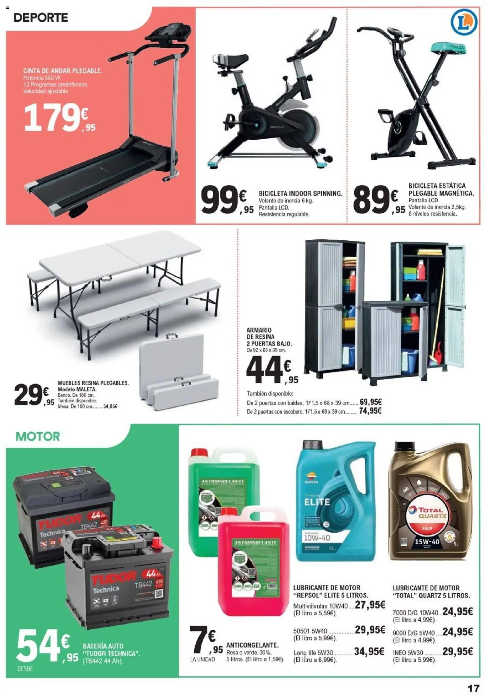 E.Leclerc folleto │ válido desde el 05.11.2025 | Página: 17 | Productos: Bicicleta, Noodles αυγού, Armario, Batería