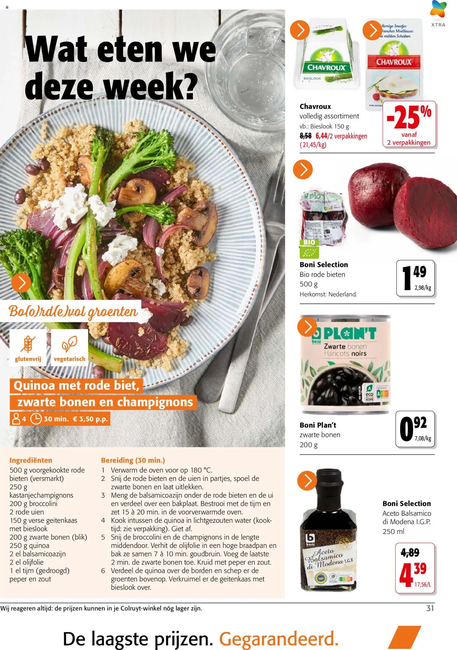 {H1} | Pagina: 31 | Producten: Olijfolie, Groenten, Peper, Schep