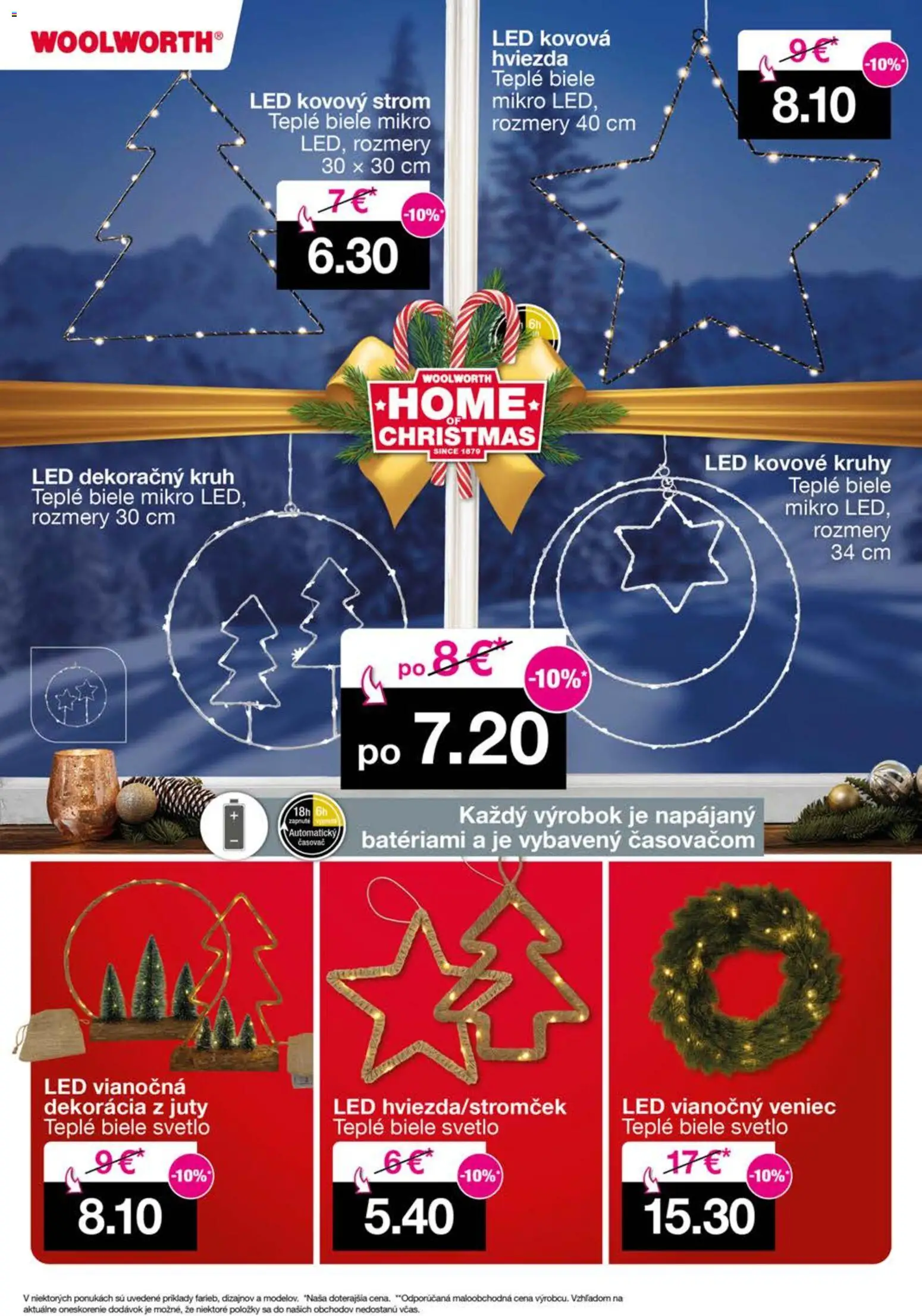 Nové Woolworth akcie – leták je platný od 25.11.2025 | Strana: 19 | Produkty: Svetlo, Led