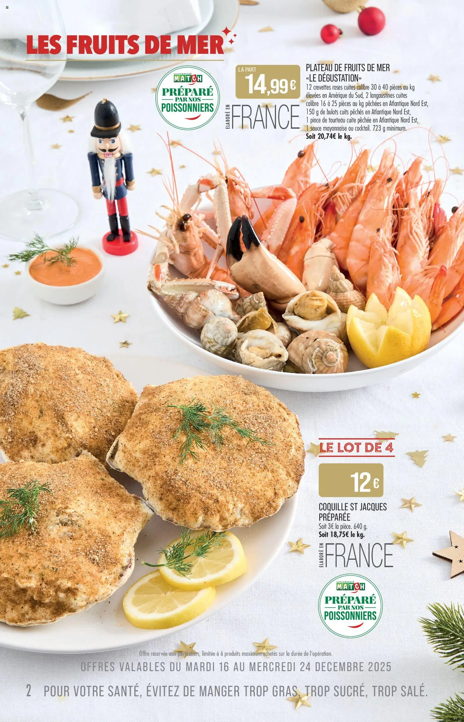{H1} | Page: 2 | Produits: Fruits de mer, Bulots cuits, Plateau, Mayonnaise