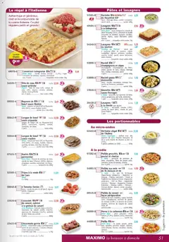 Maximo - Prévisualisation de Maximo catalogue valide à partir de 02.03.2026 | Page: 51 | Produits: Viande de porc, Chorizo, Magret de canard, Œufs