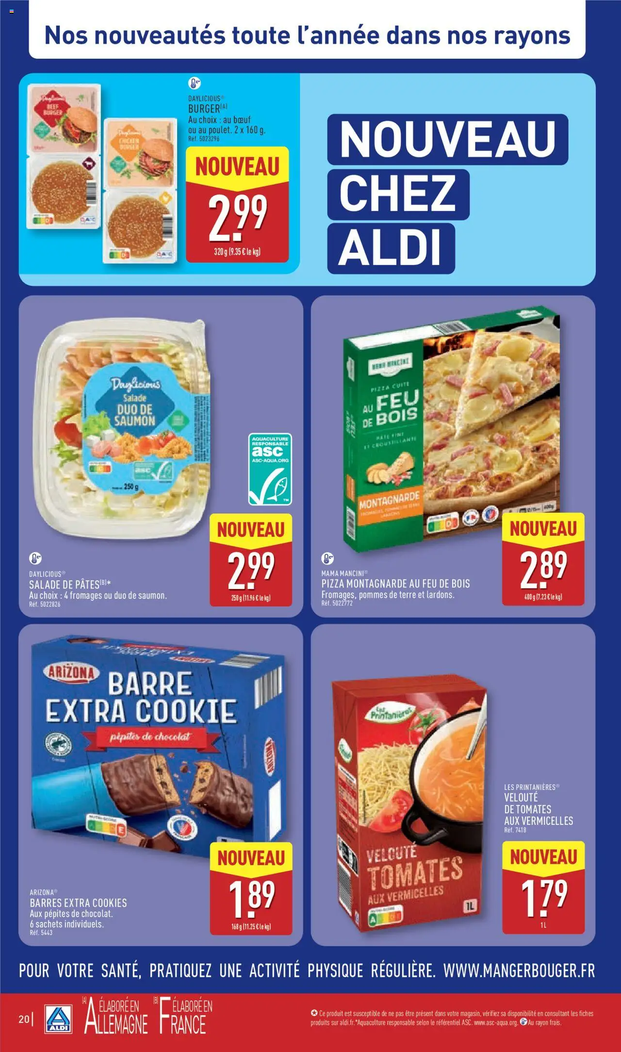 {H1} | Page: 24 | Produits: Pizza, Pommes, Saumon, Pommes de terre