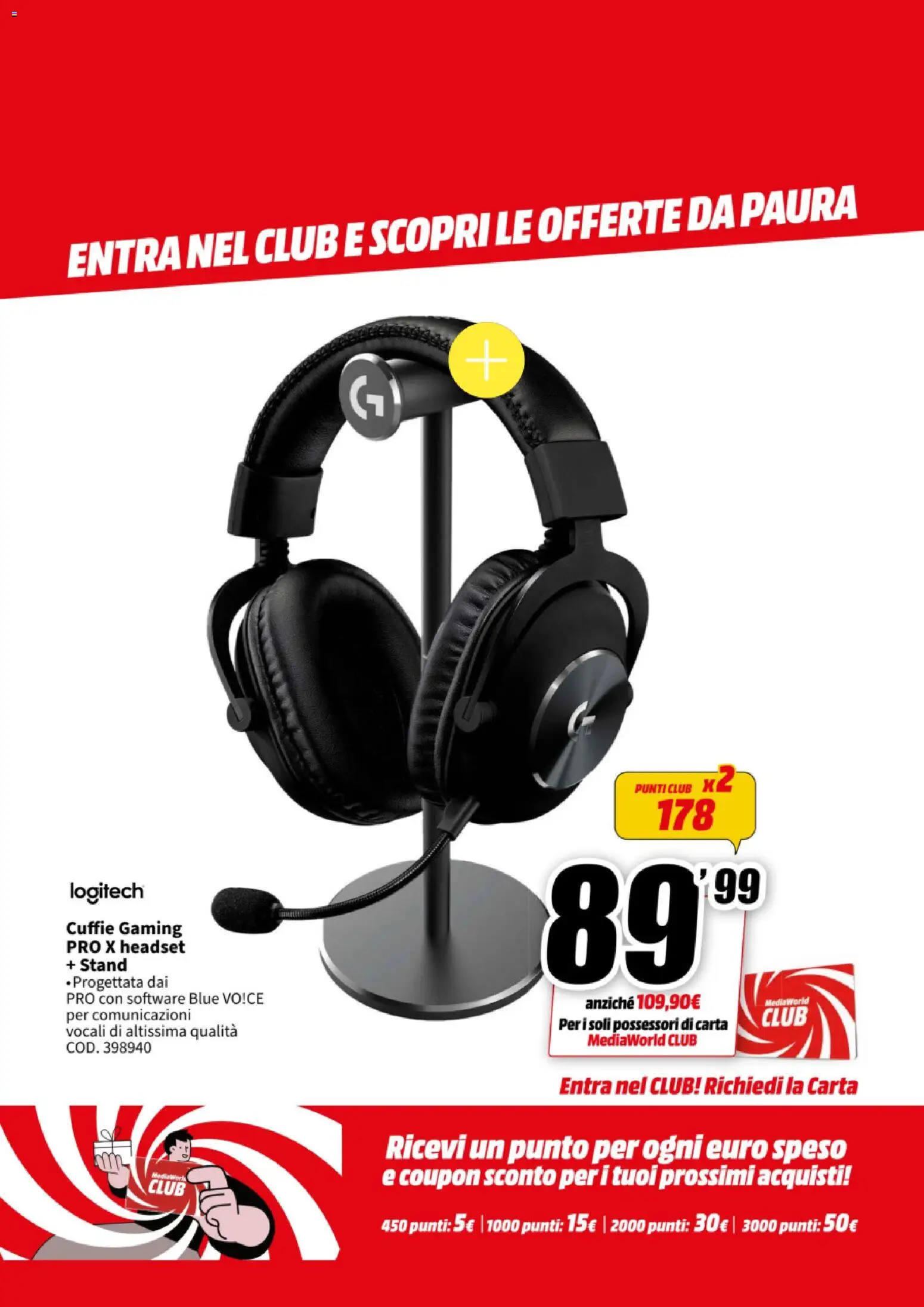 Volantino Media World del 27.10.2025 | Pagina: 26 | Prodotti: Cuffie