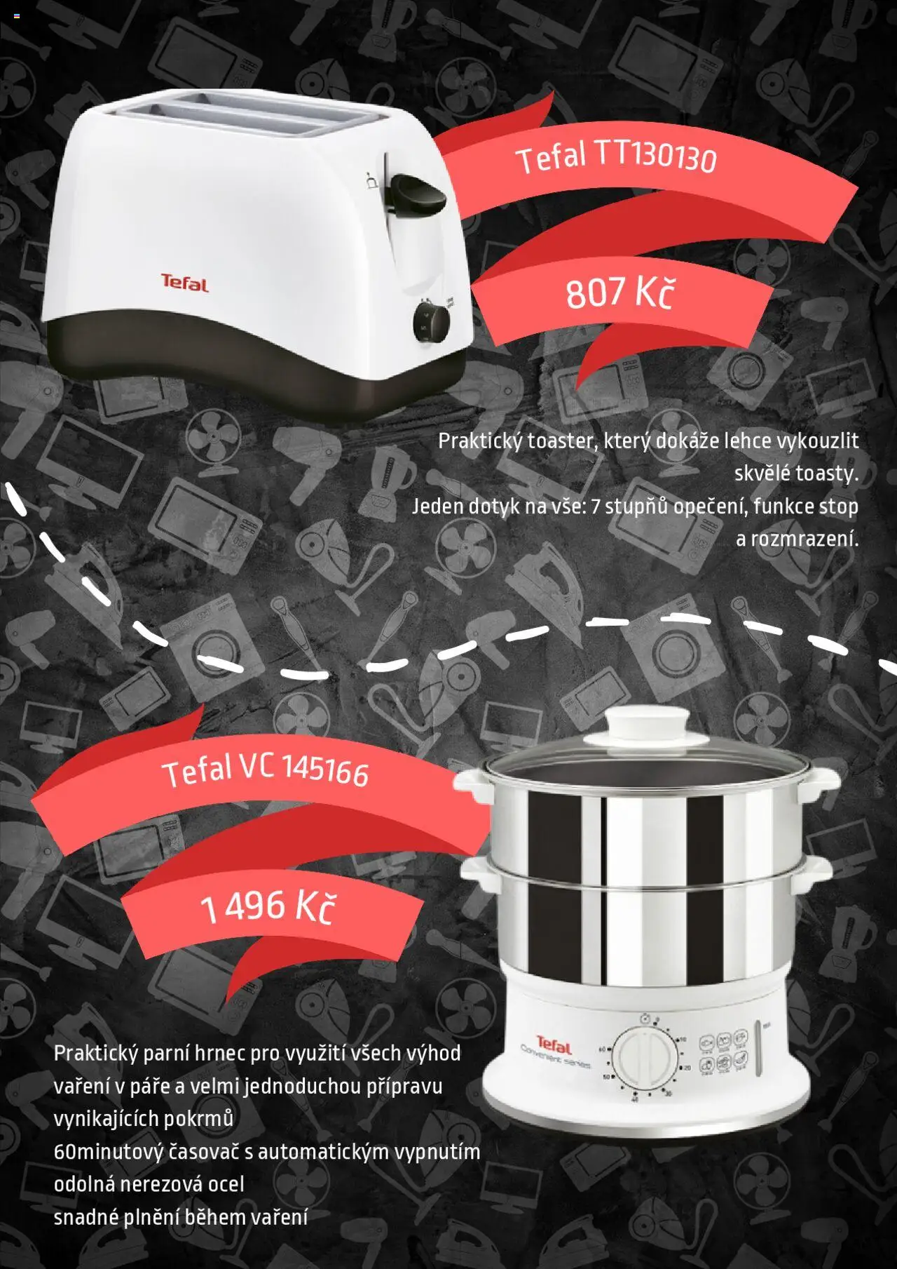 Elektro Oáza nabídka od 15.08.2025 | Strana: 3 | Produkty: Parní hrnec, Hrnec, Tefal, Časovač
