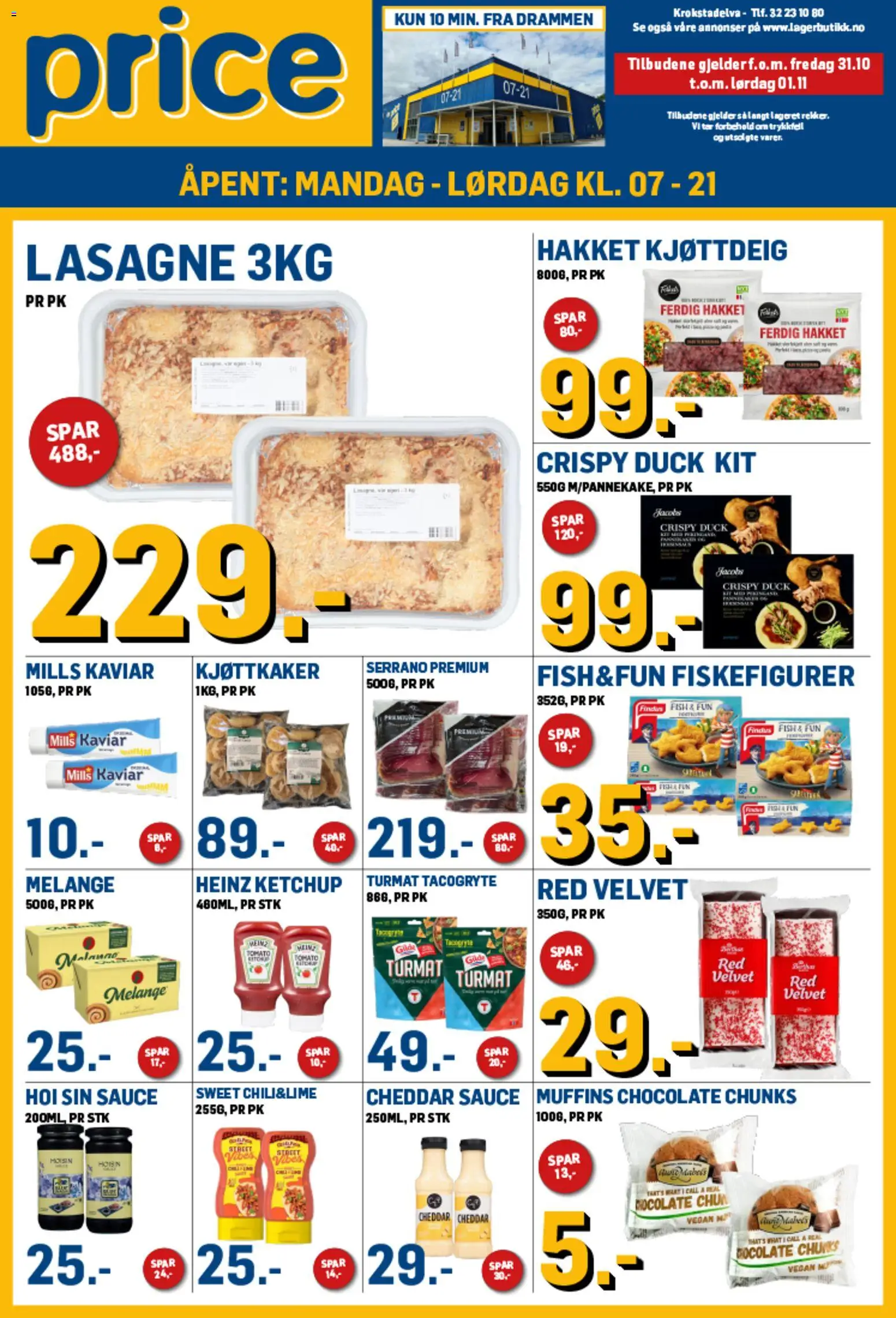 {H1} | Side: 1 | Produkter: Ketchup, Portfard, Tort, Cheddar