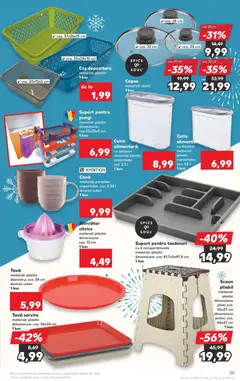Ofertele Kaufland valabile de la 31.12.2025 | Pagină: 25 | Produse: Storcător, Coș, Scaun, Cutie