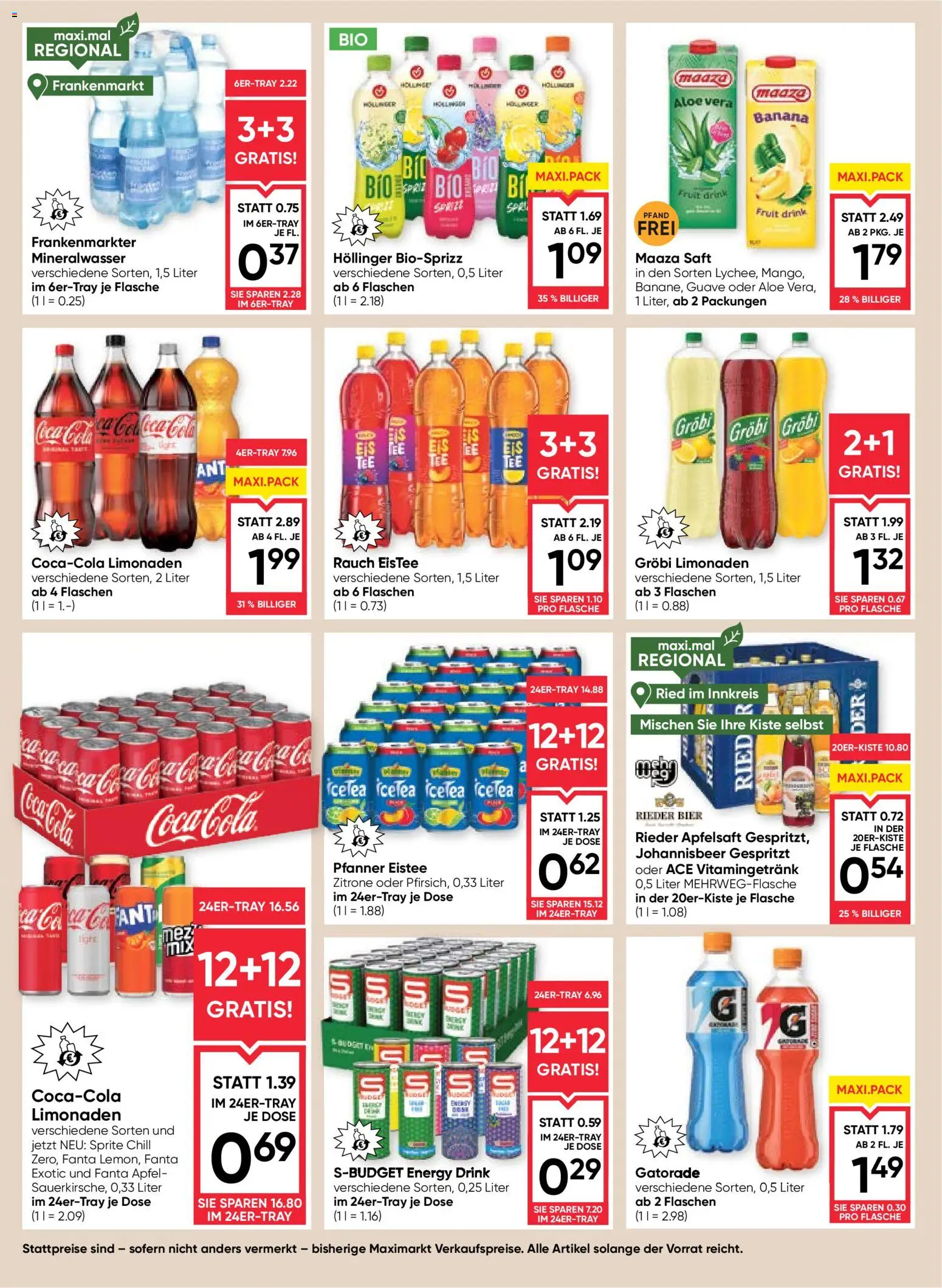 Maximarkt Flugblatt gültig ab 16.04.2026 | Seite: 14 | Produkte: Zitrone, Saft, Bier, Äpfel