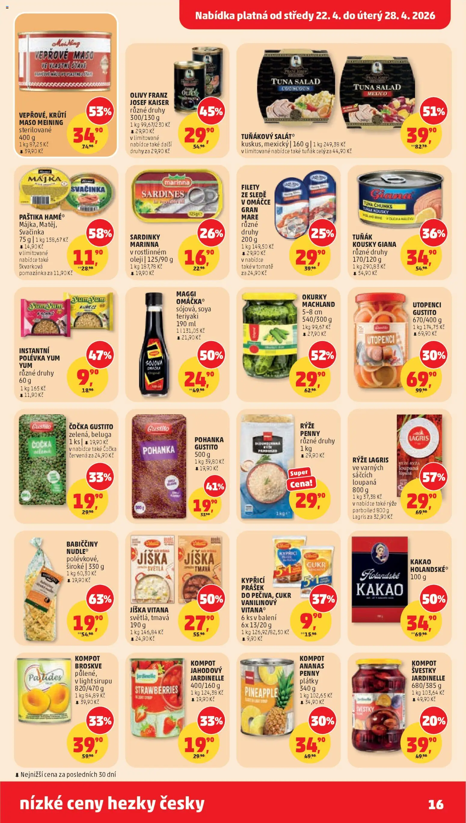 Penny Market leták od 22.04.2026 | Strana: 16