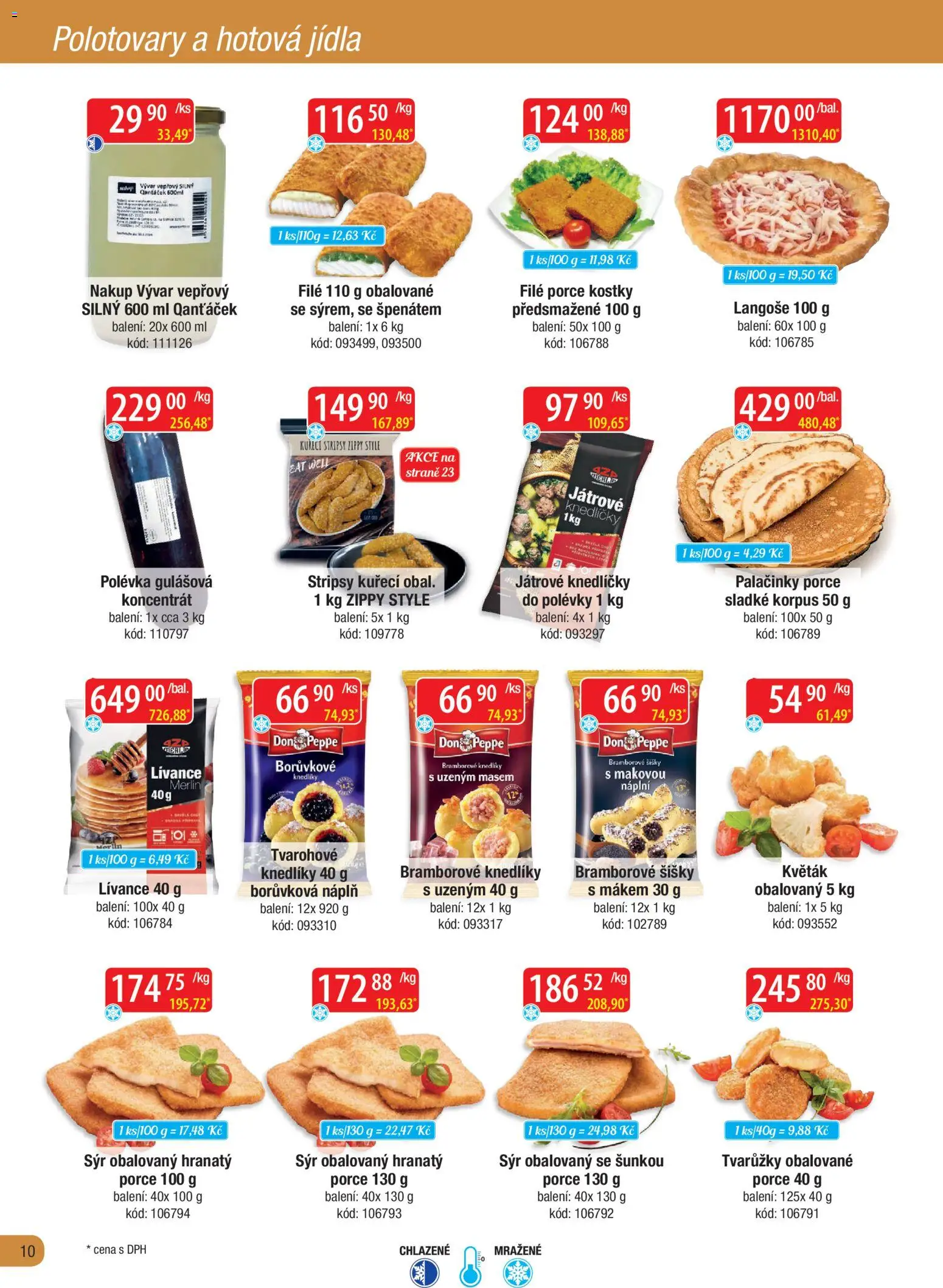 Astur & Qanto leták - Velkoobchod fresh 01/2026 od 01.01.2026 | Strana: 10 | Produkty: Sýr, Tvarůžky, Květák, Vývar