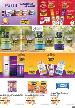 16.04.2026 tarihinden itibaren geçerli olan Migros kataloğu önizlemesi | Sayfa: 107 | Ürünler: Makyaj, Külot, Tablet, Disk