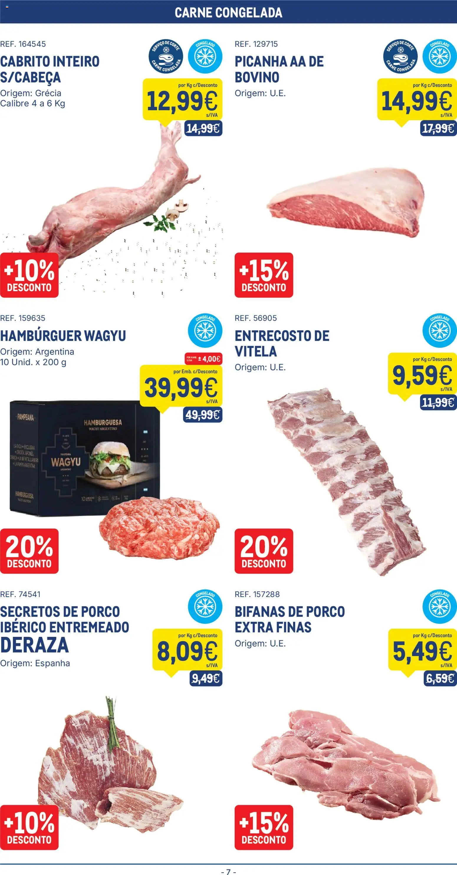 Makro folheto │ válido de 07.04.2026 | Página: 7 | Produtos: Vitela, Hambúrguer, Cabrito, Carne