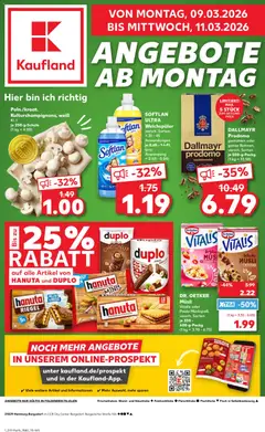 Kaufland Prospekt Hamburg	 ab 09.03.2026 gültig