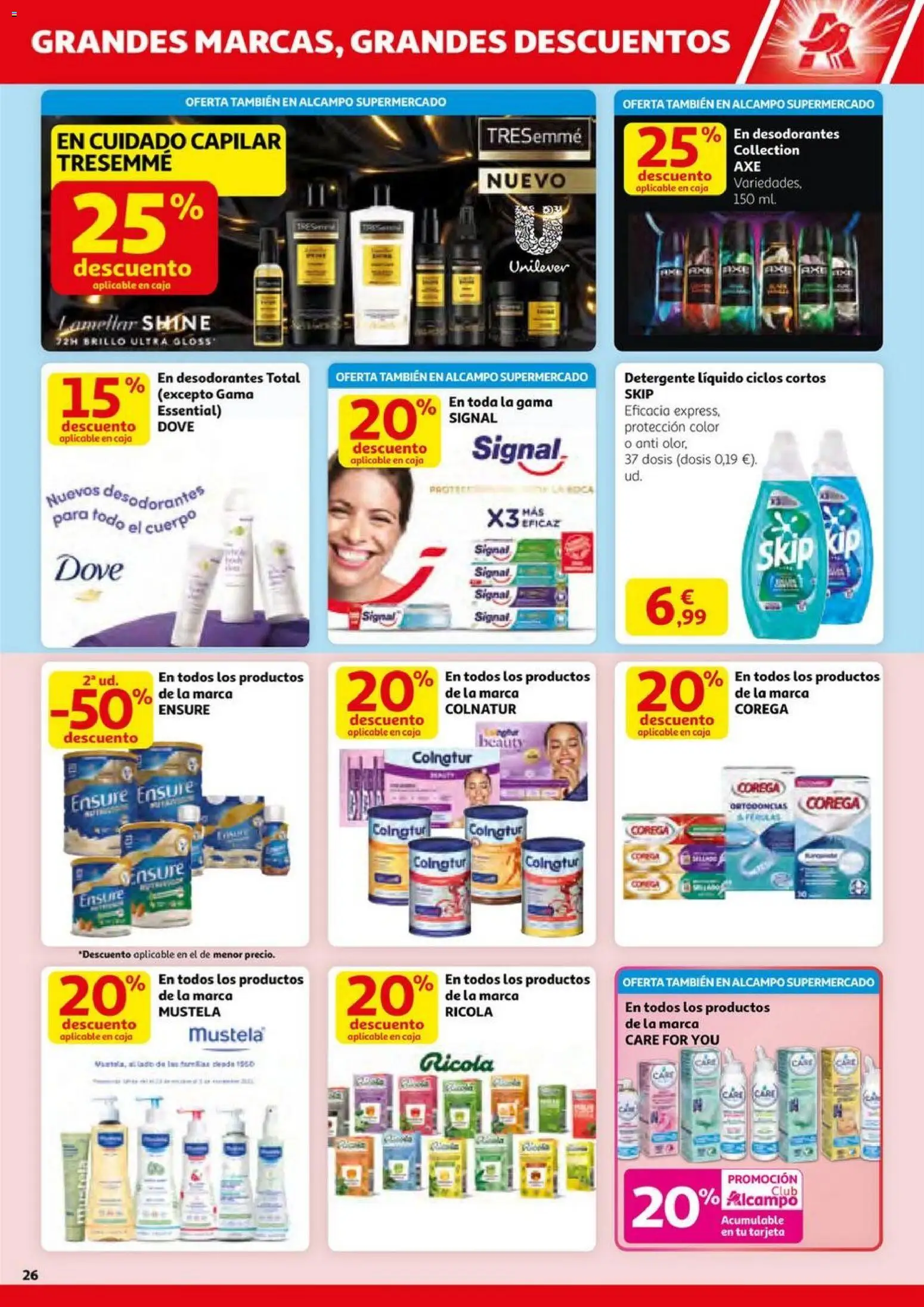 Alcampo - HG Pio XII Unificado  │ válido desde el 23.10.2025 | Página: 26 | Productos: Detergente, Detergente líquido, Caja