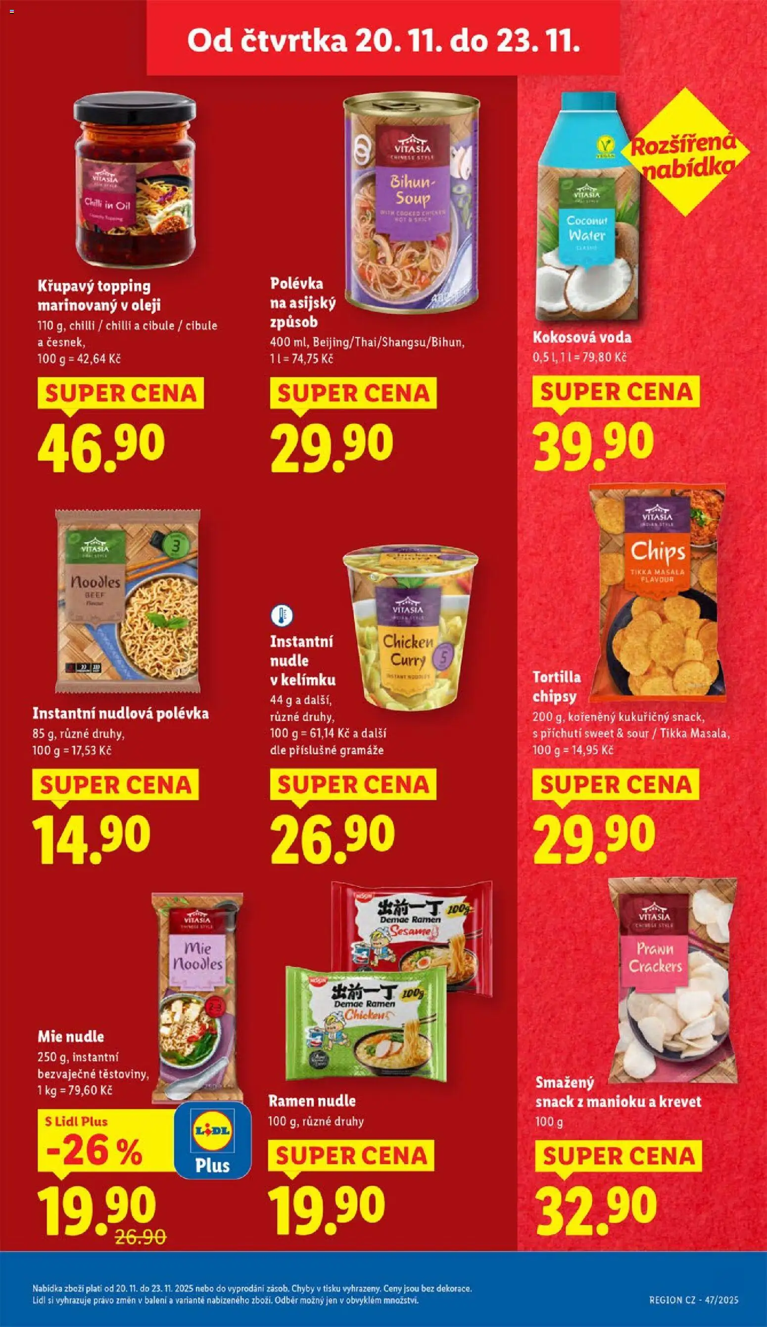 Lidl Black Friday od 20.11.2025 | Strana: 37 | Produkty: Tortilla, Česnek, Nudle, Cibule