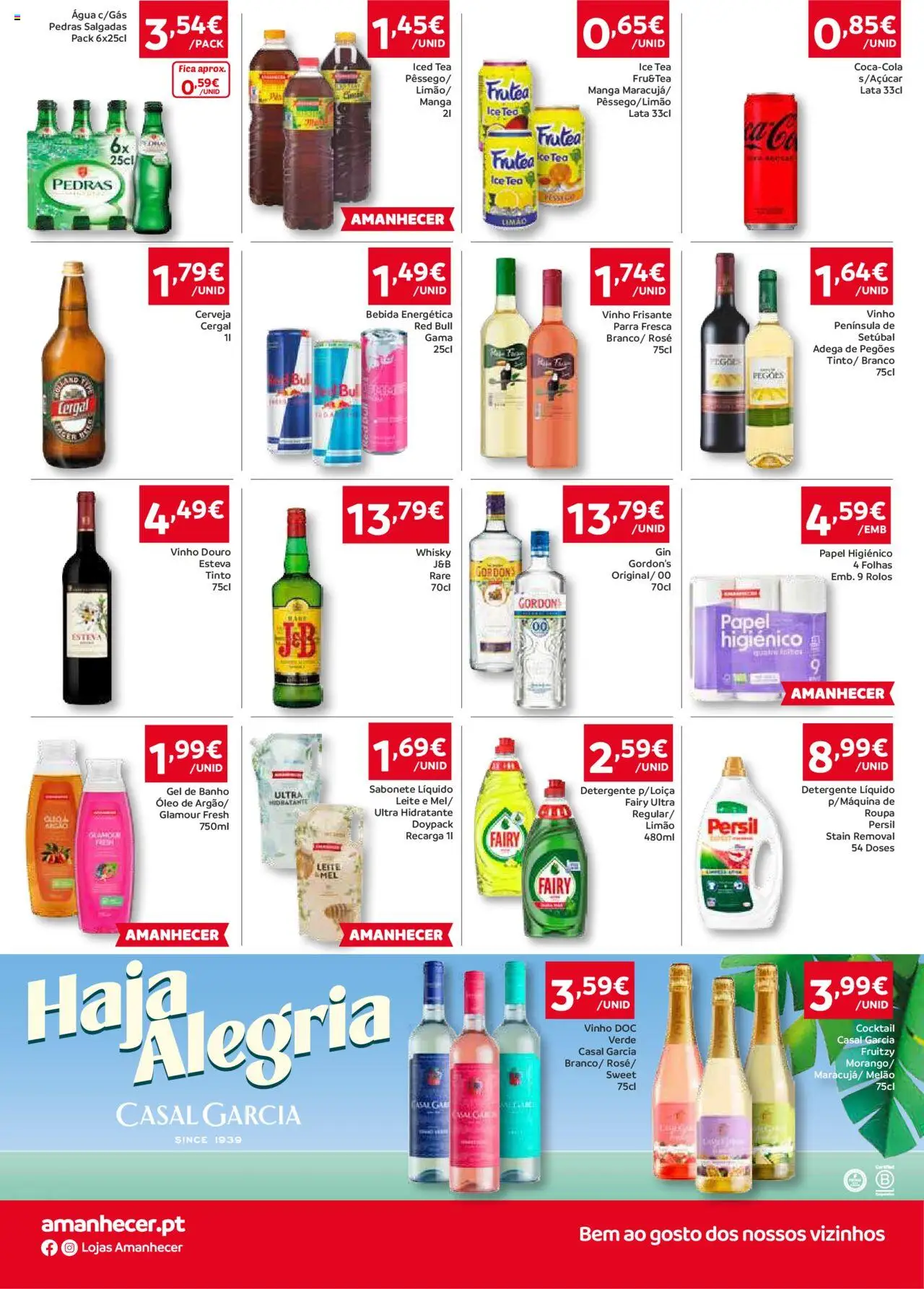 Amanhecer Folheto Madeira │ válido de 07.08.2025 | Página: 4 | Produtos: Agua, Sabonete, Cerveja, Persil