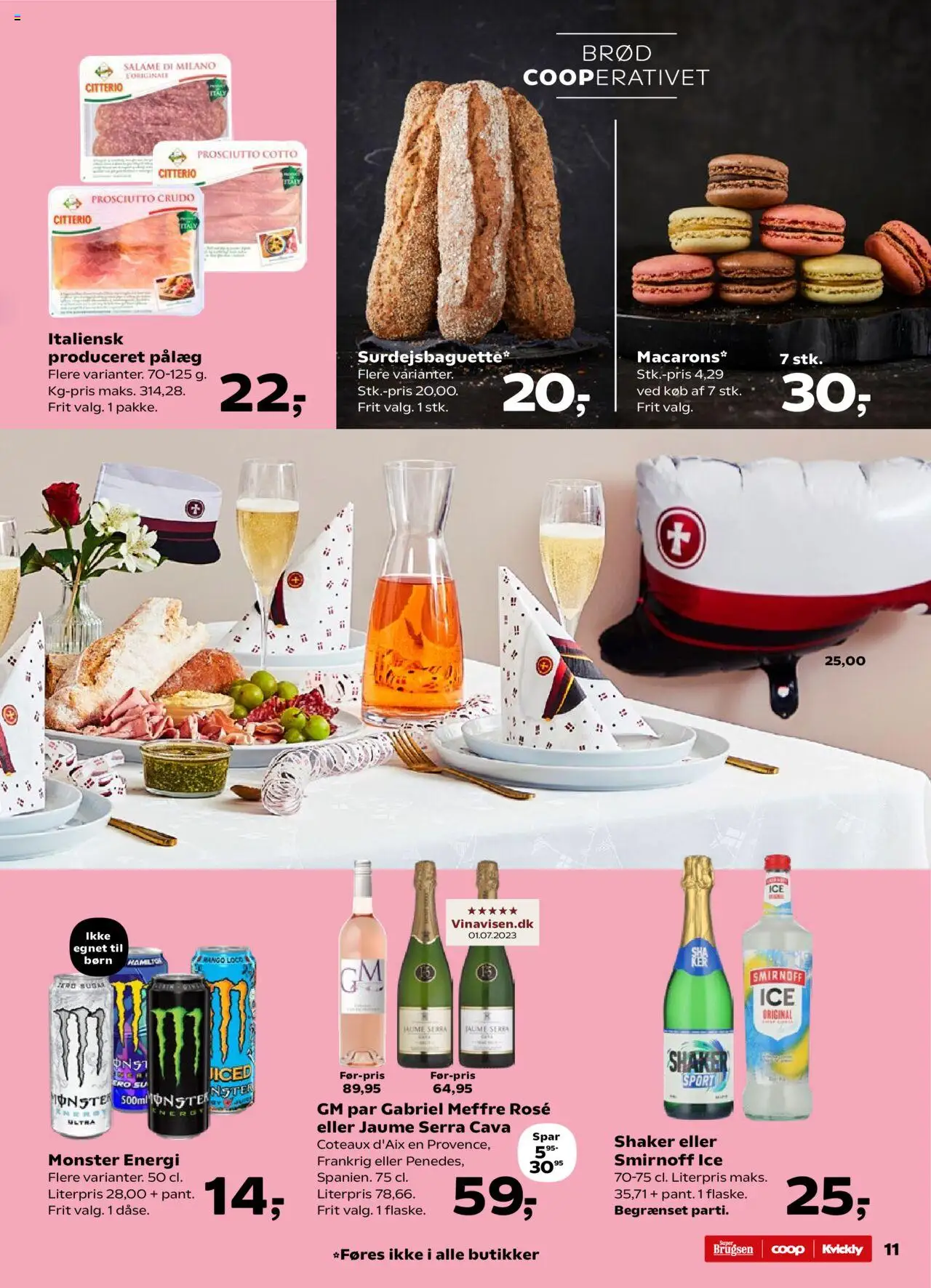 Super Brugsen Tilbudsavis gyldig fra 06.06.2025 | Side: 11 | Produkter: Mango, Brød, Pålæg
