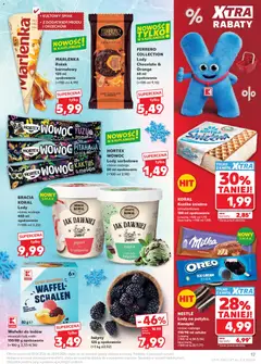 Pogląd oferty "Kaufland gazetka" - ważna od 23.04.2026 | Strona: 17 | Produkty: Melon, Mięta, Jeżyny, Lody